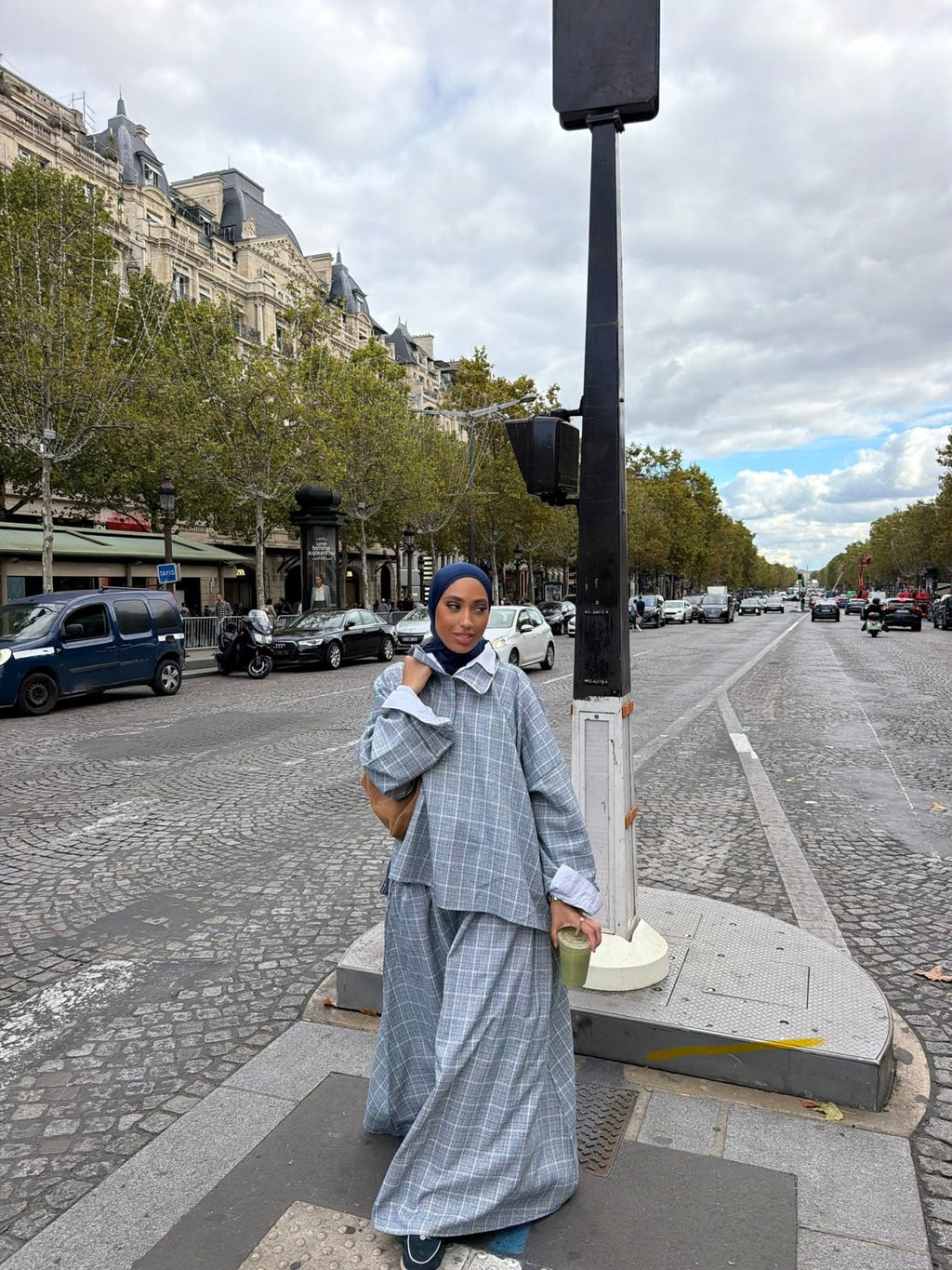 Ensemble Alicante - Gris bleuté - TAHIRA