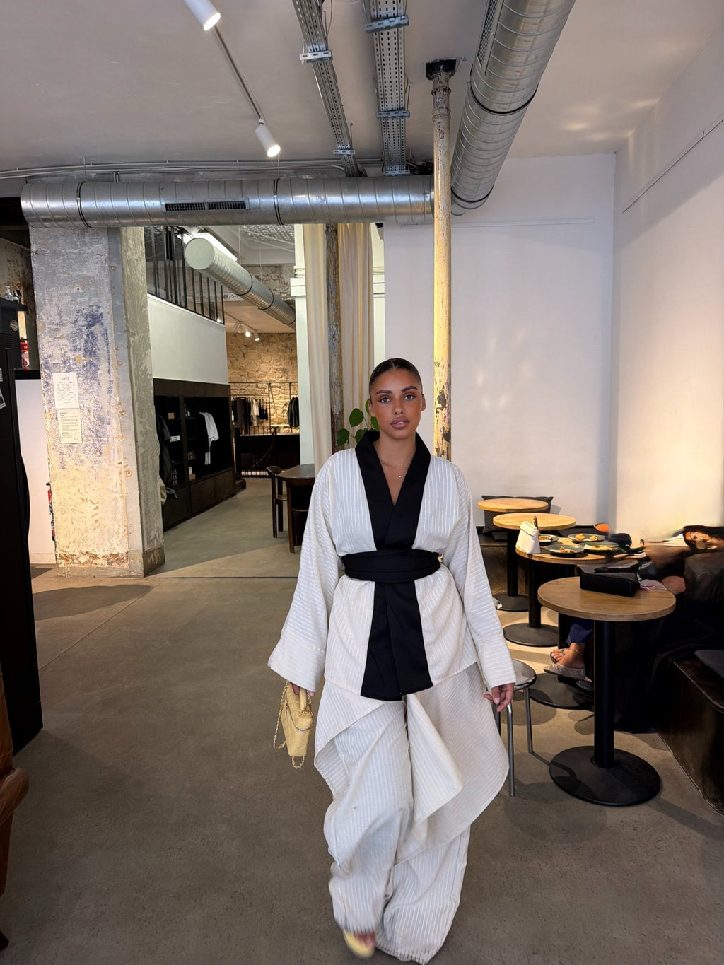 Ensemble Annie - Beige-Noir - TAHIRA