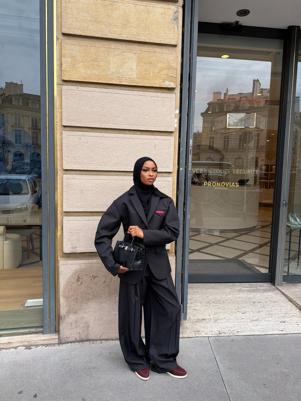 Ensemble Blazer Capucines Noir - TAHIRA