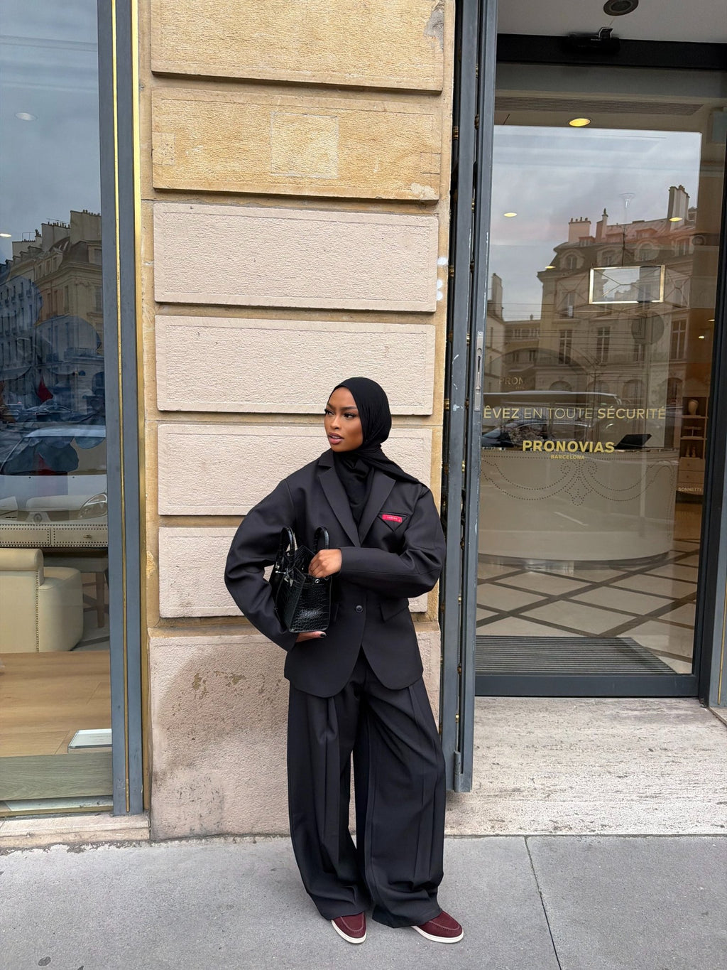 Ensemble Blazer Capucines Noir - TAHIRA