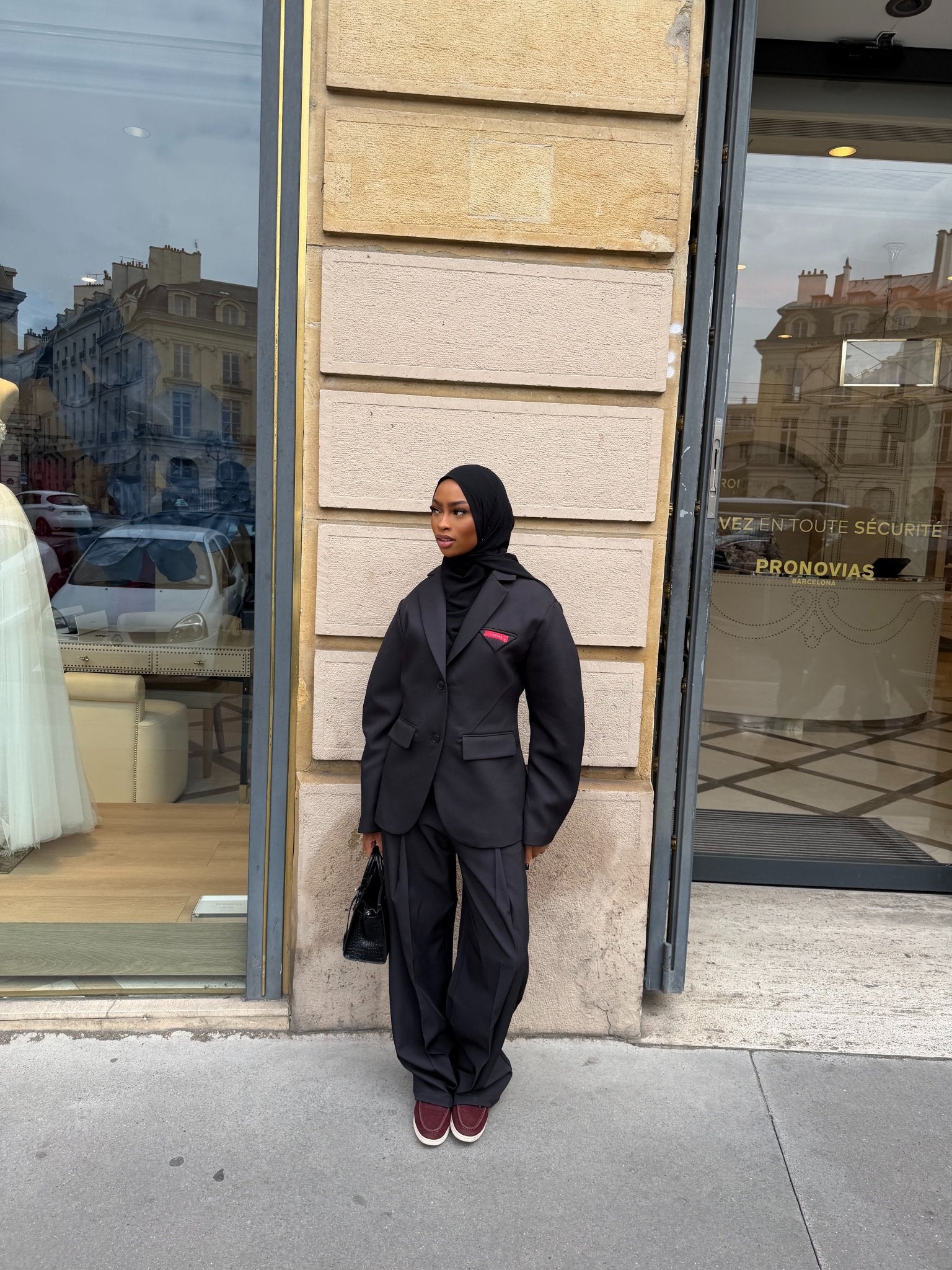 Ensemble Blazer Capucines Noir - TAHIRA