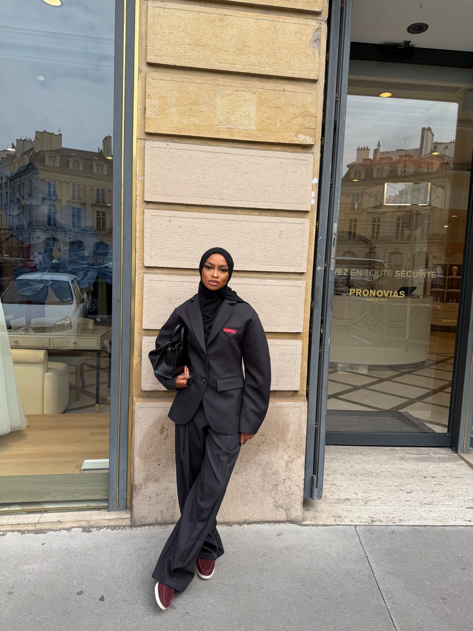 Ensemble Blazer Capucines Noir - TAHIRA