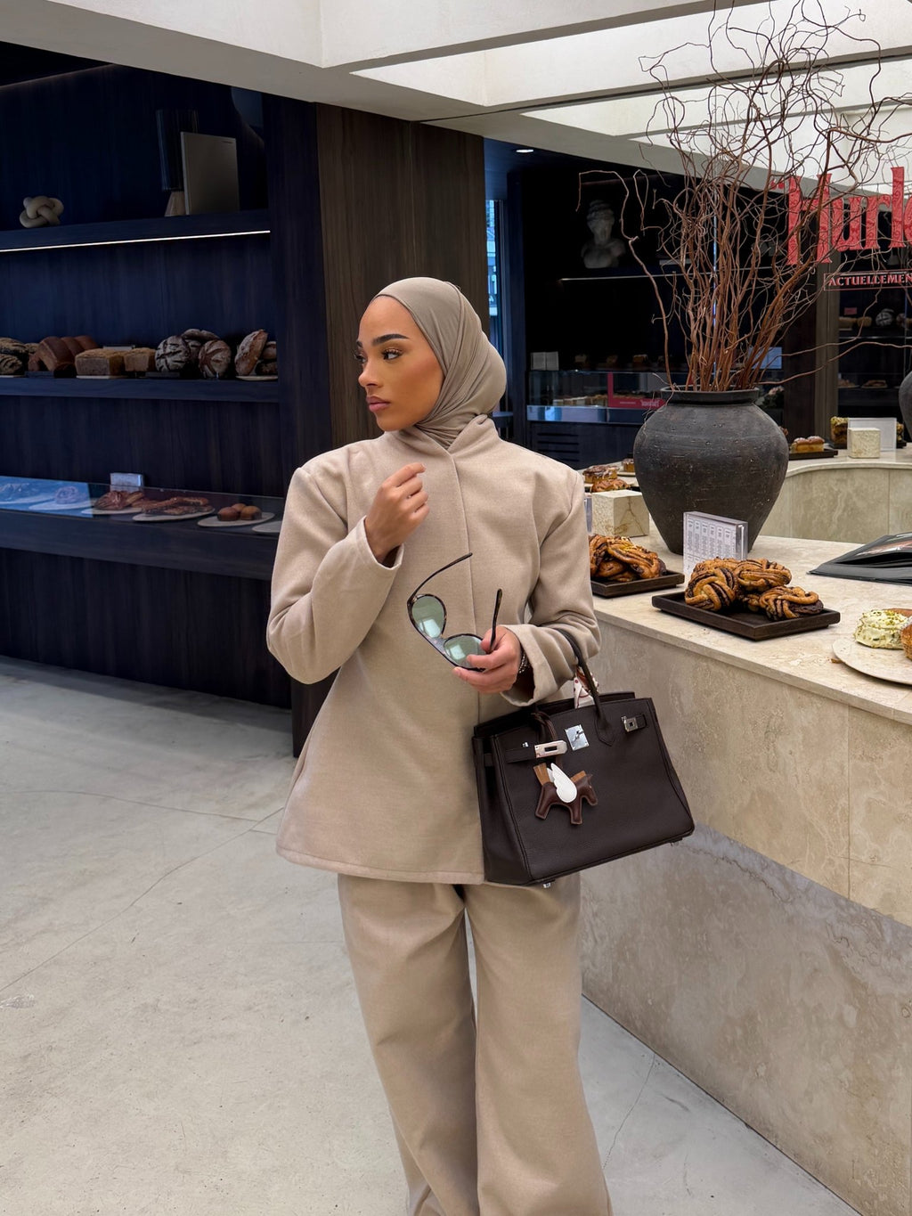 Ensemble Blazer Ornella Beige - TAHIRA