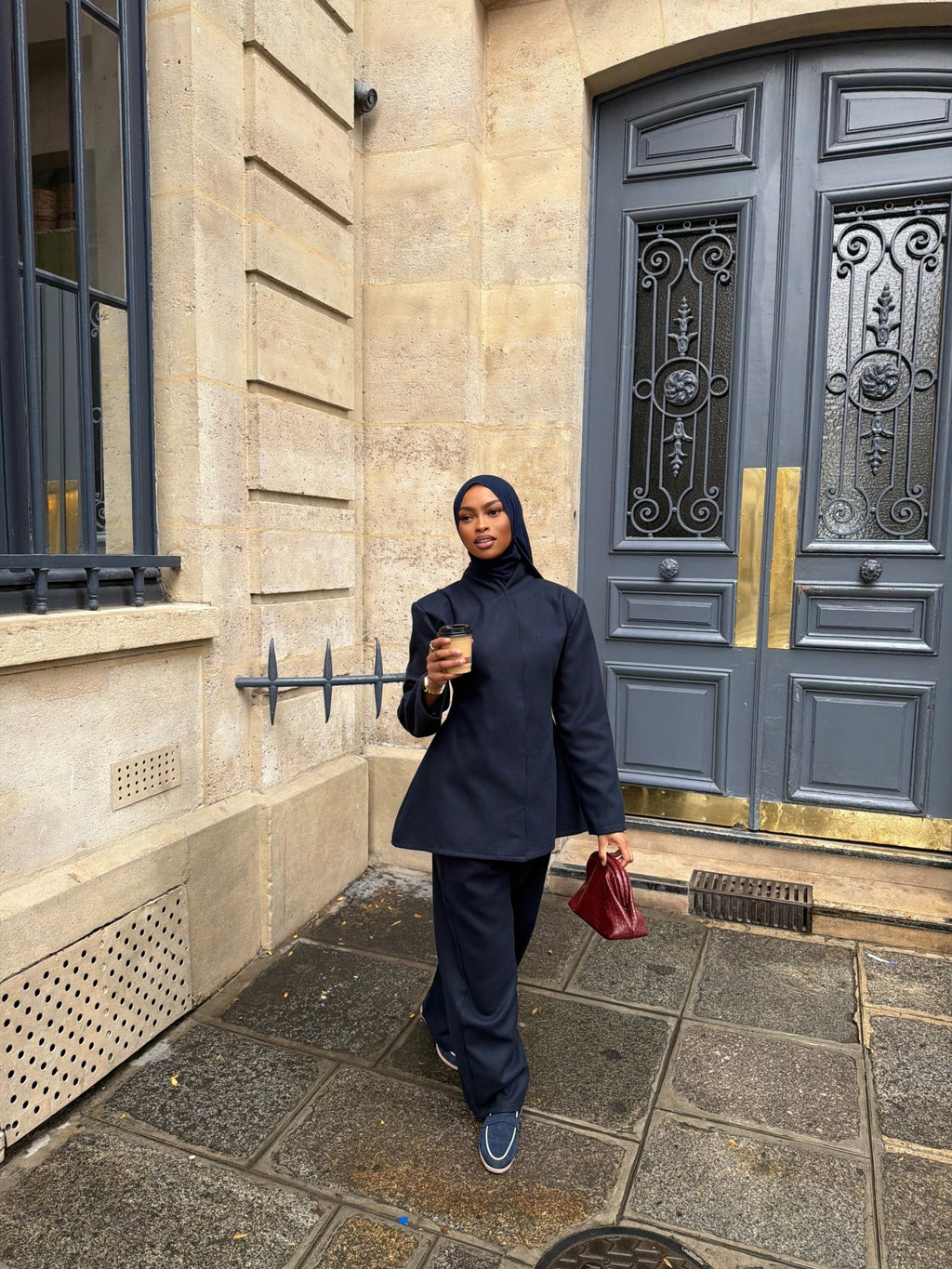 Ensemble Blazer Ornella Bleu Nuit - TAHIRA
