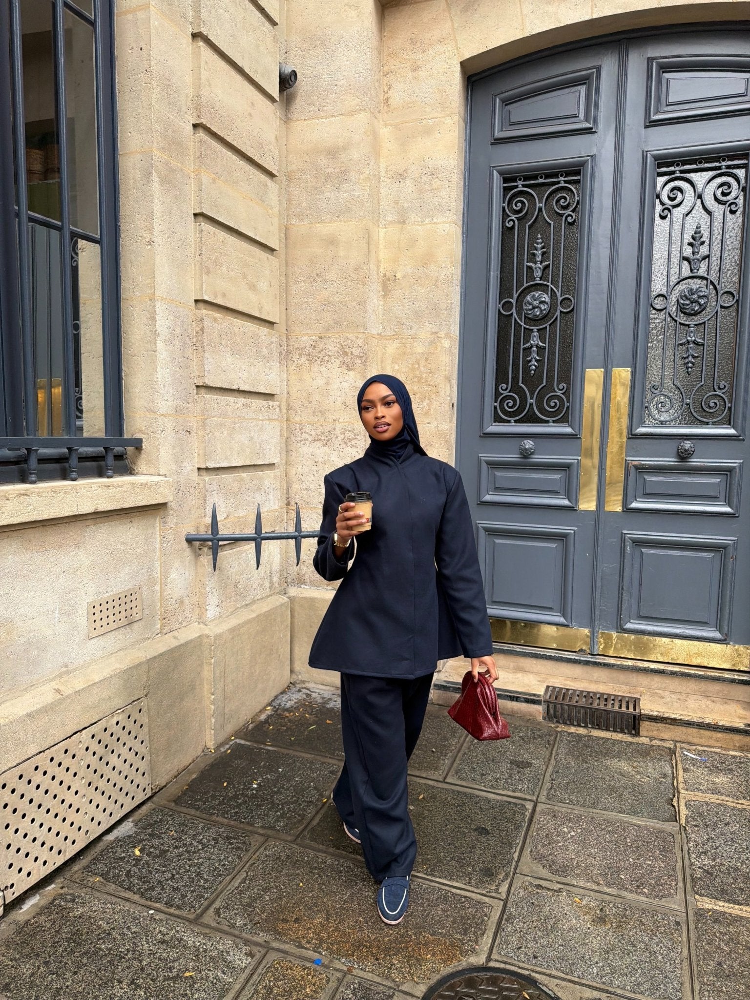 Ensemble Blazer Ornella Bleu Nuit - TAHIRA