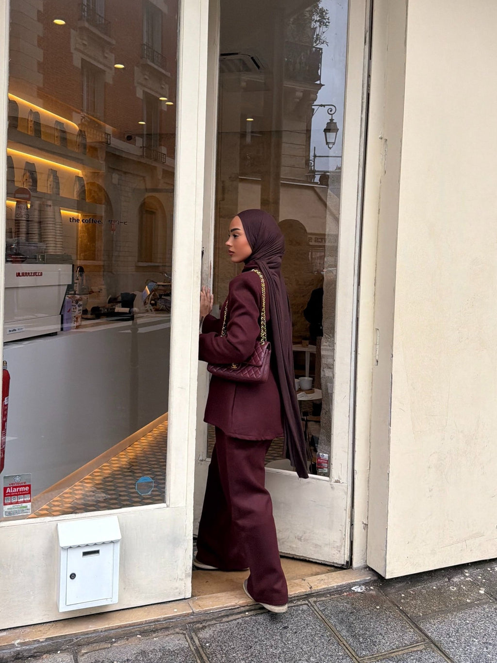 Ensemble Blazer Ornella Bordeaux - TAHIRA