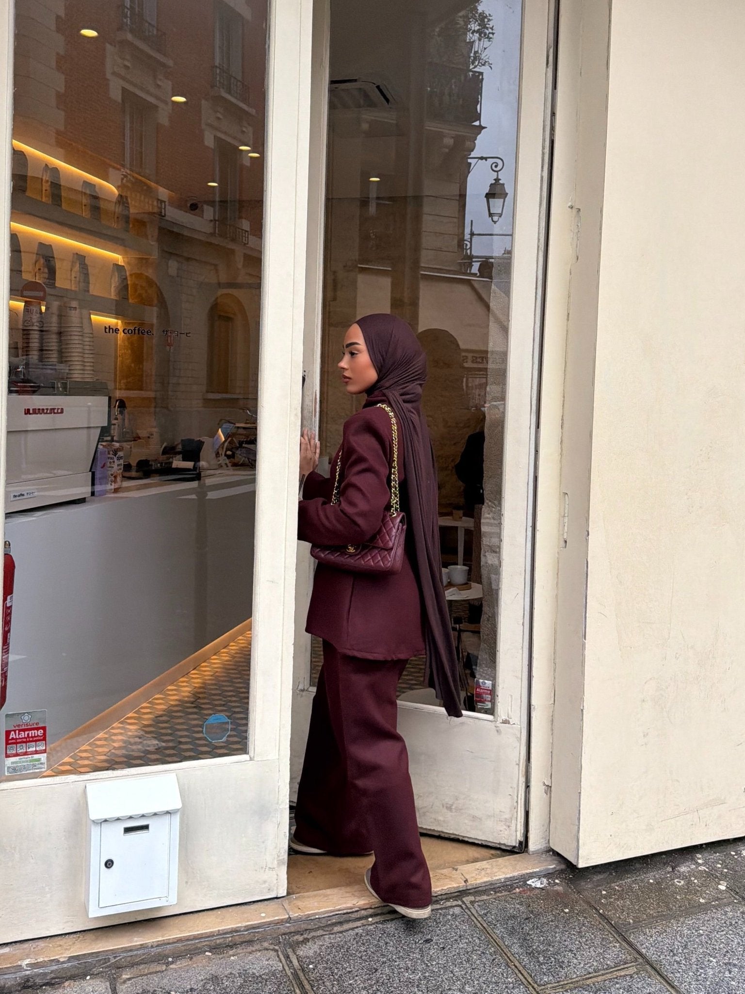 Ensemble Blazer Ornella Bordeaux - TAHIRA