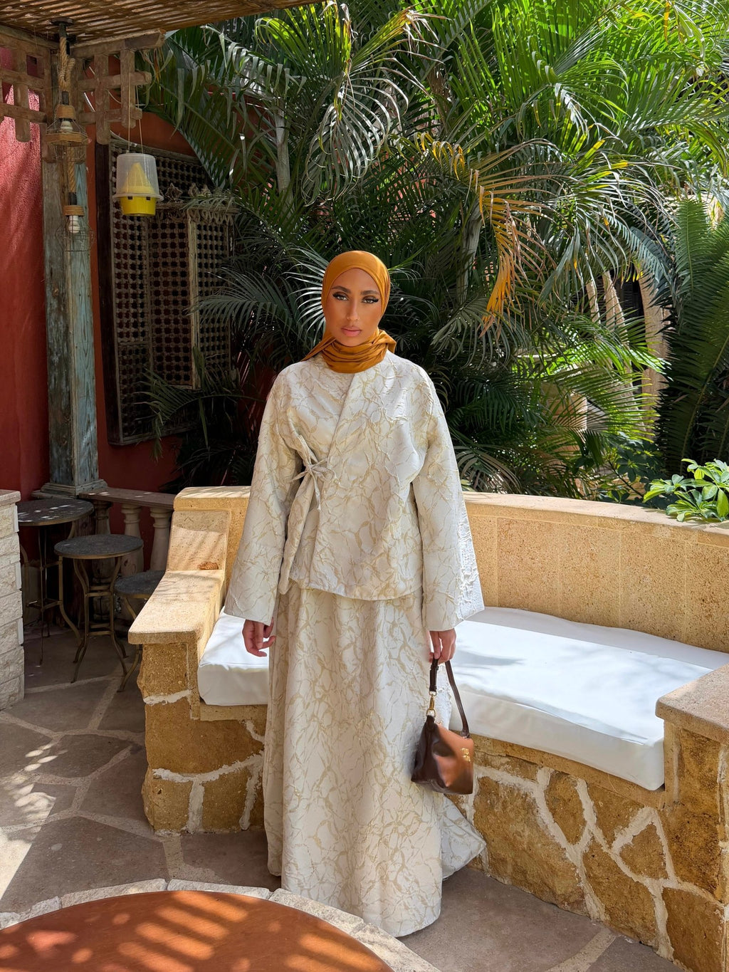 Ensemble Brocart Almeria Doré - TAHIRA