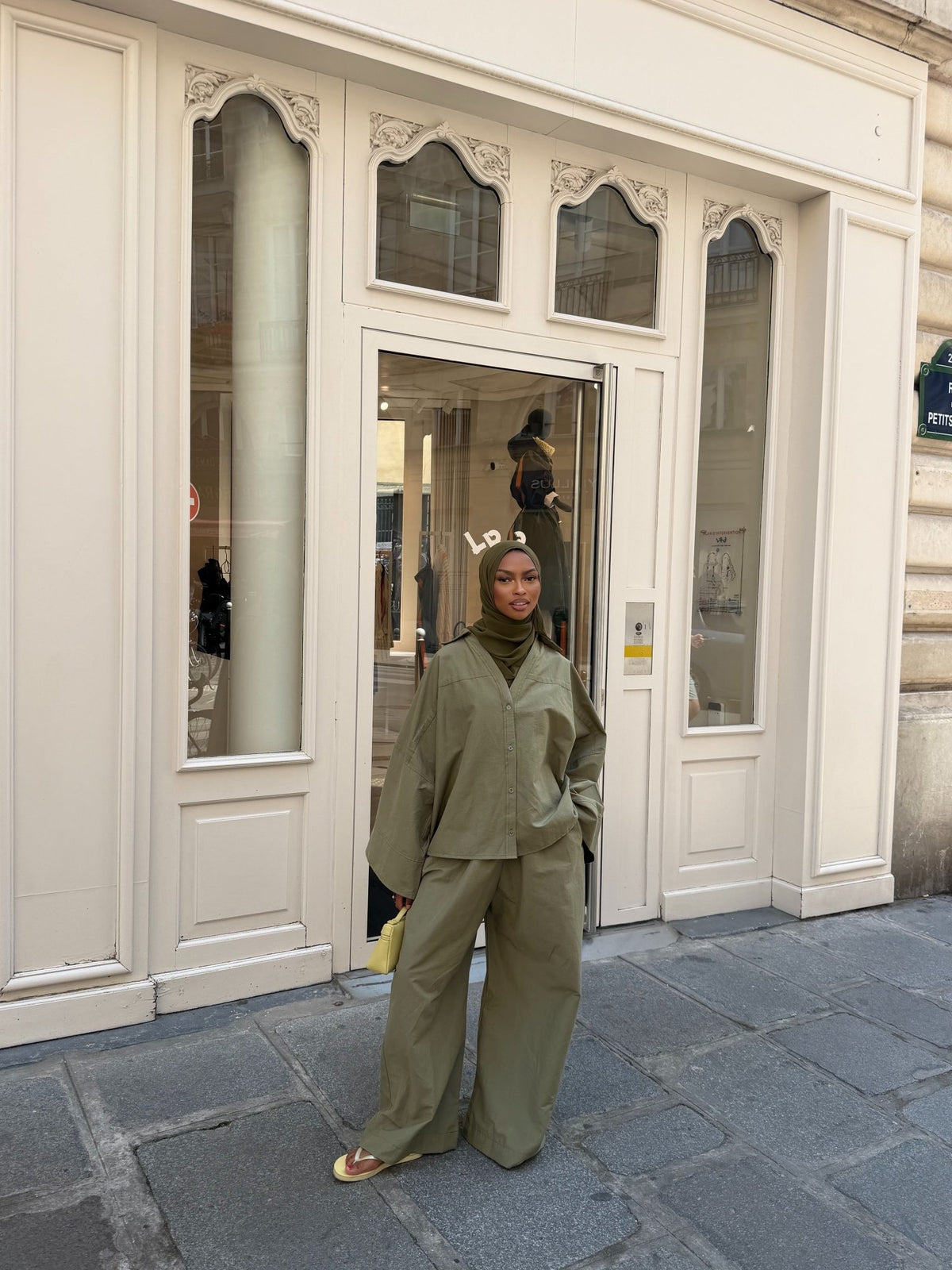 Ensemble Camélia - Kaki - TAHIRA