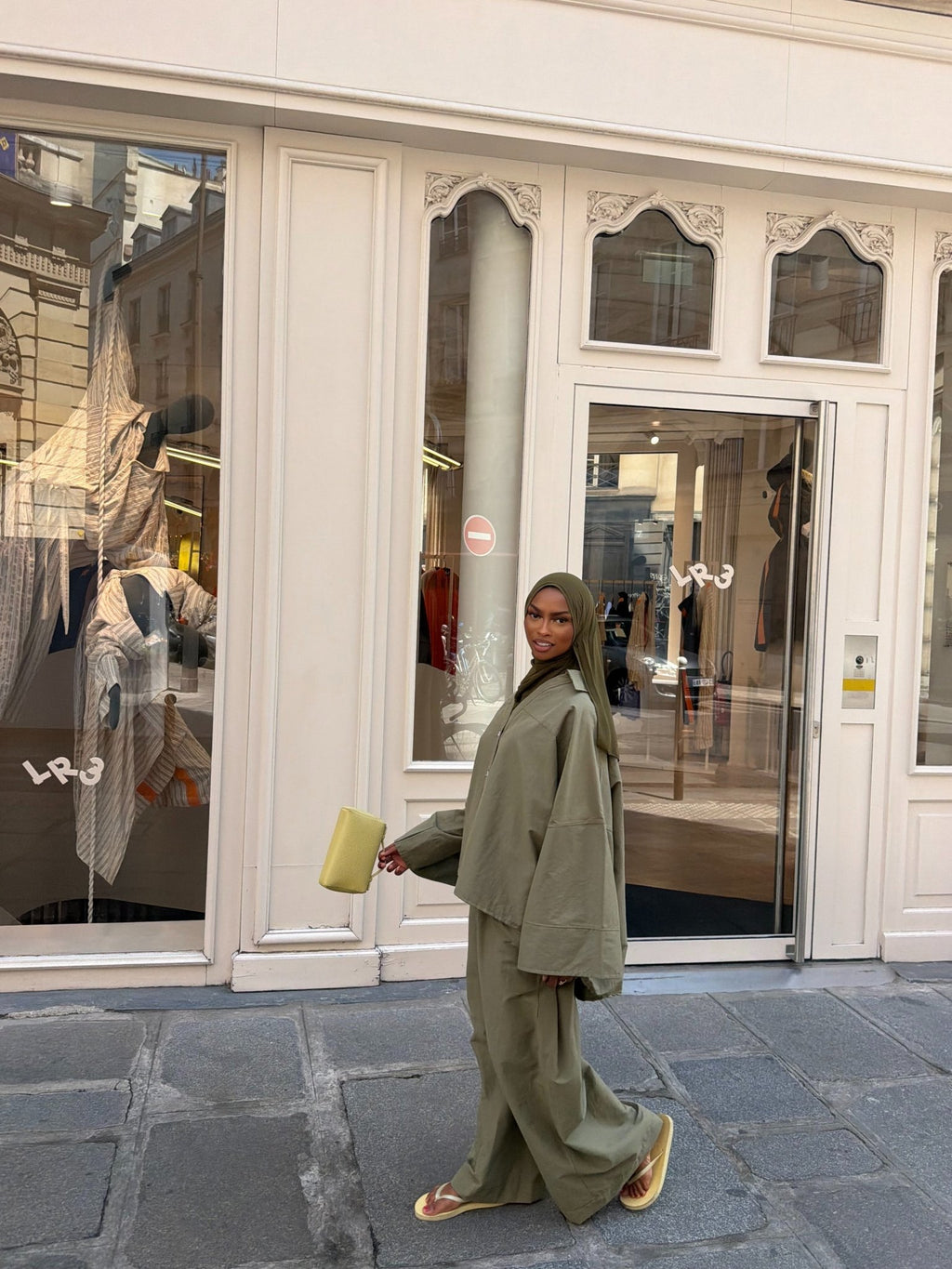 Ensemble Camélia - Kaki - TAHIRA