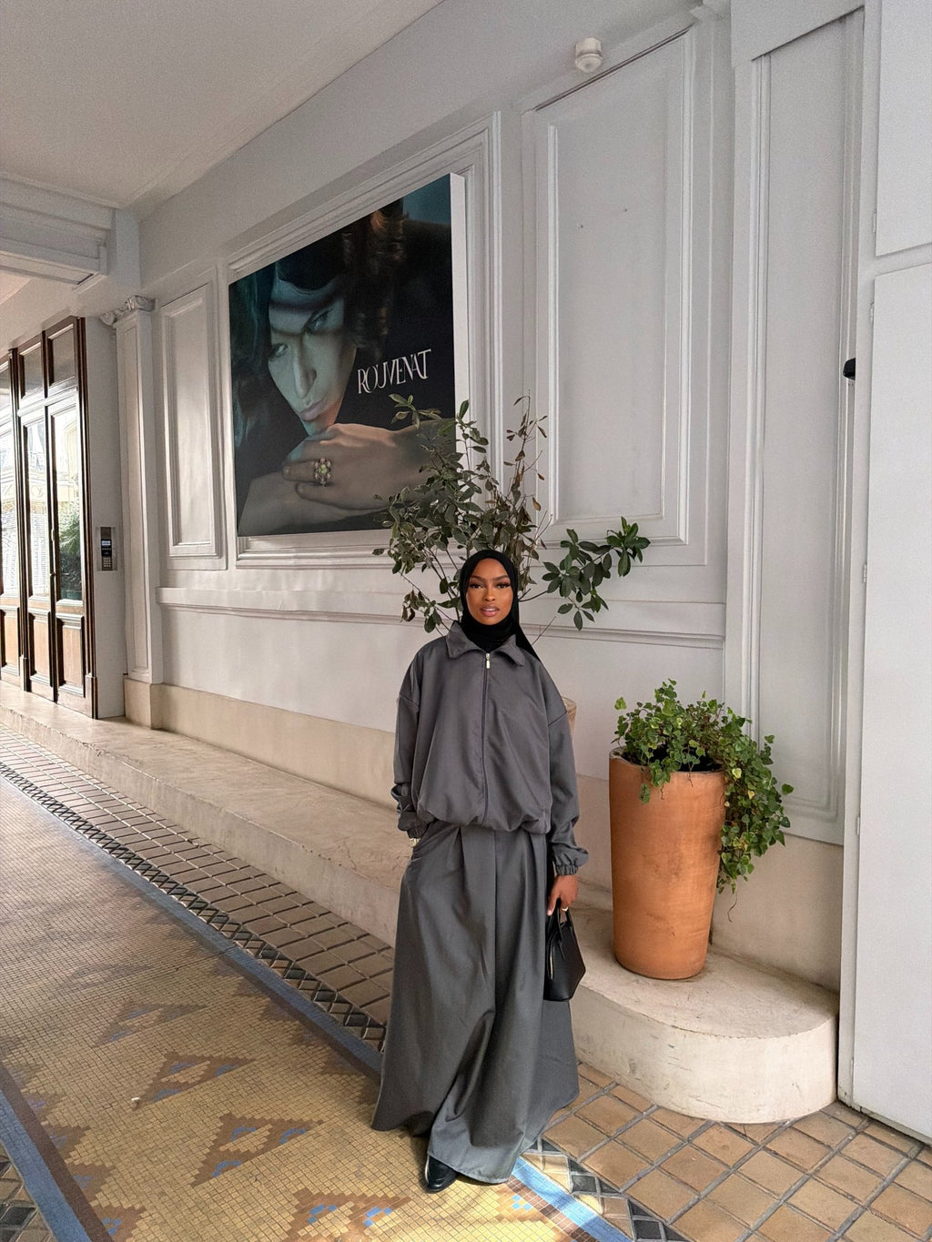 Ensemble Casual Gris Anthracite - TAHIRA