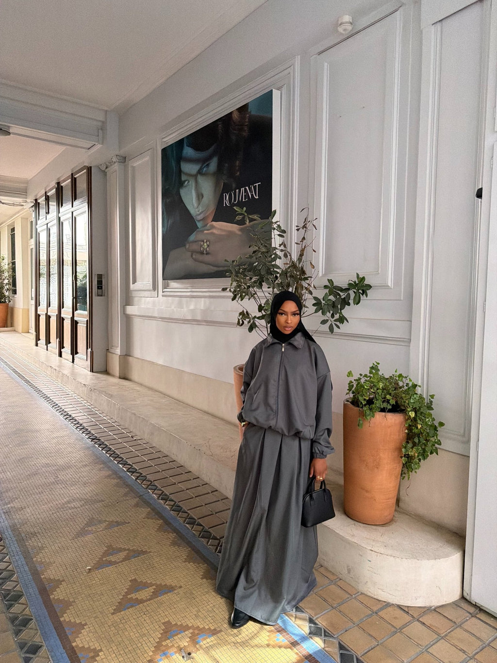 Ensemble Casual Gris Anthracite - TAHIRA
