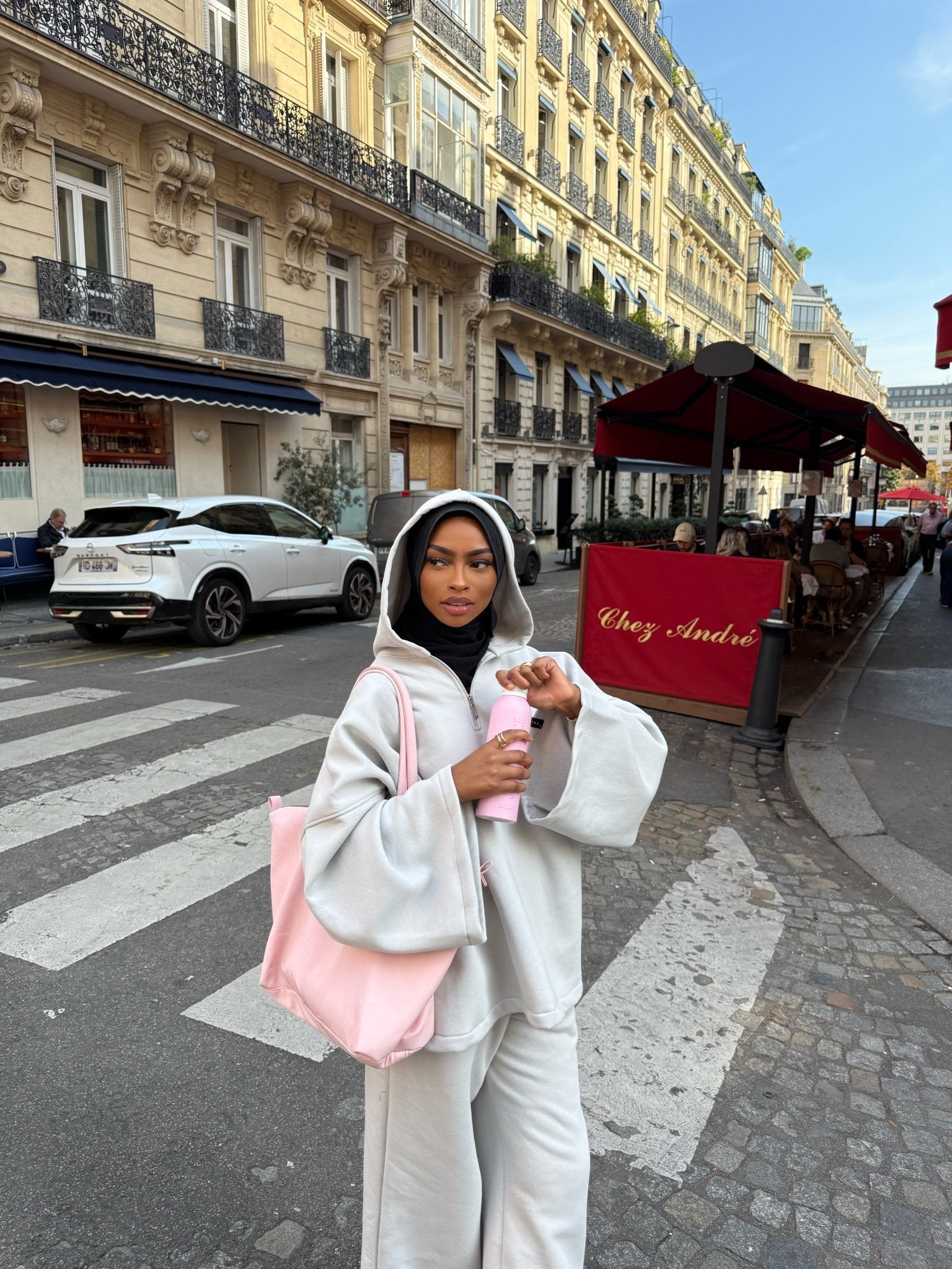 Ensemble Comfy Gris Clair - TAHIRA