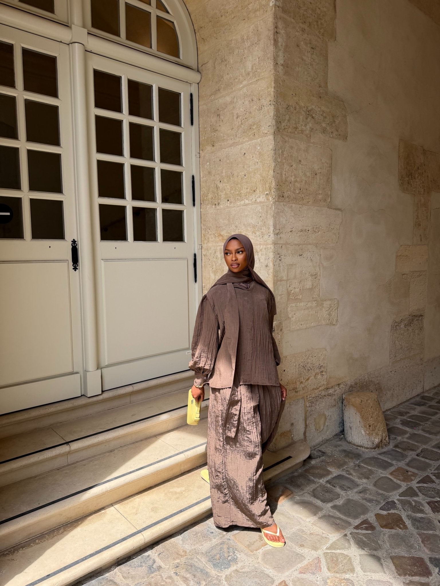 Ensemble Dalia Chocolat - TAHIRA