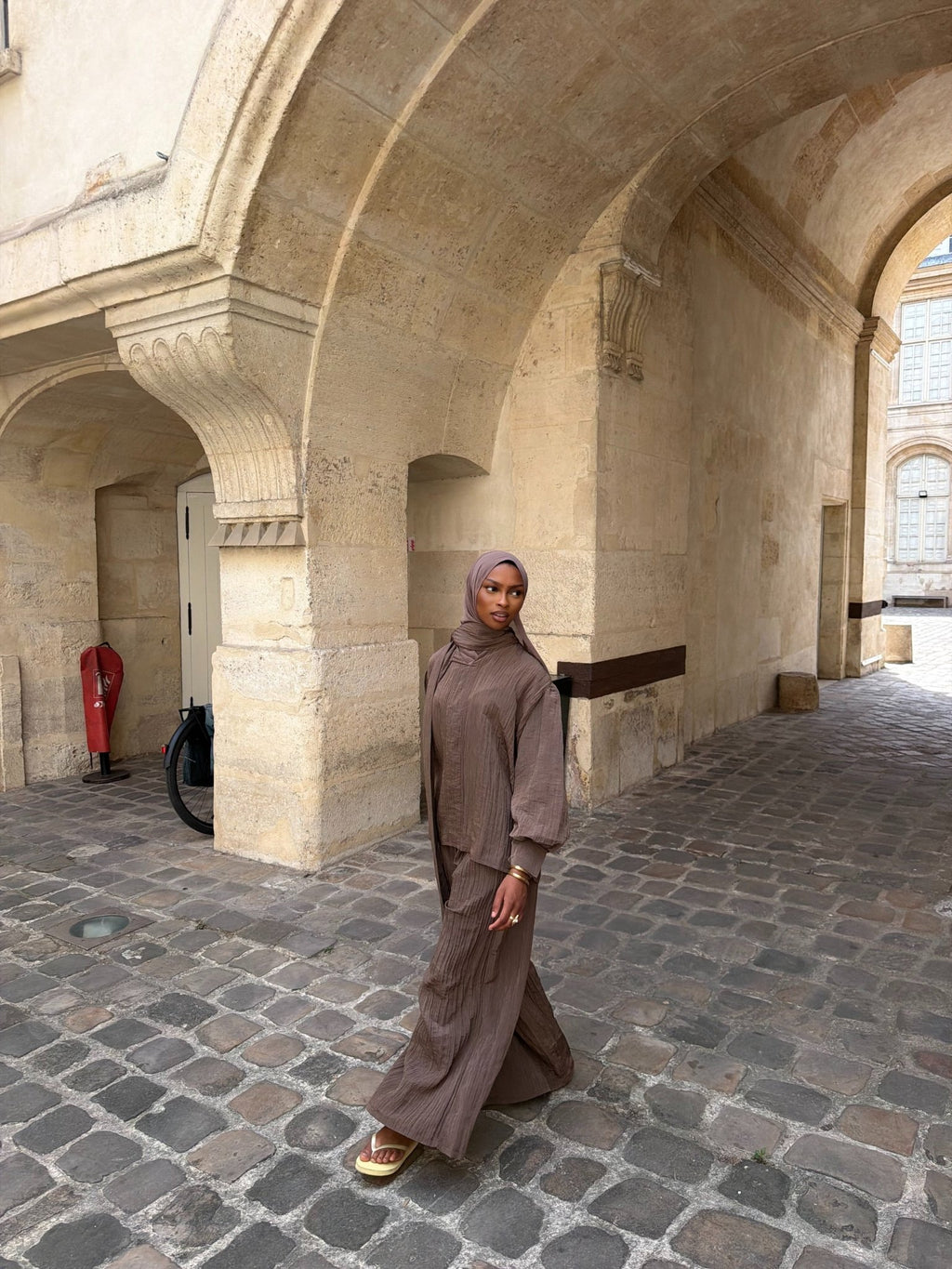 Ensemble Dalia Chocolat - TAHIRA