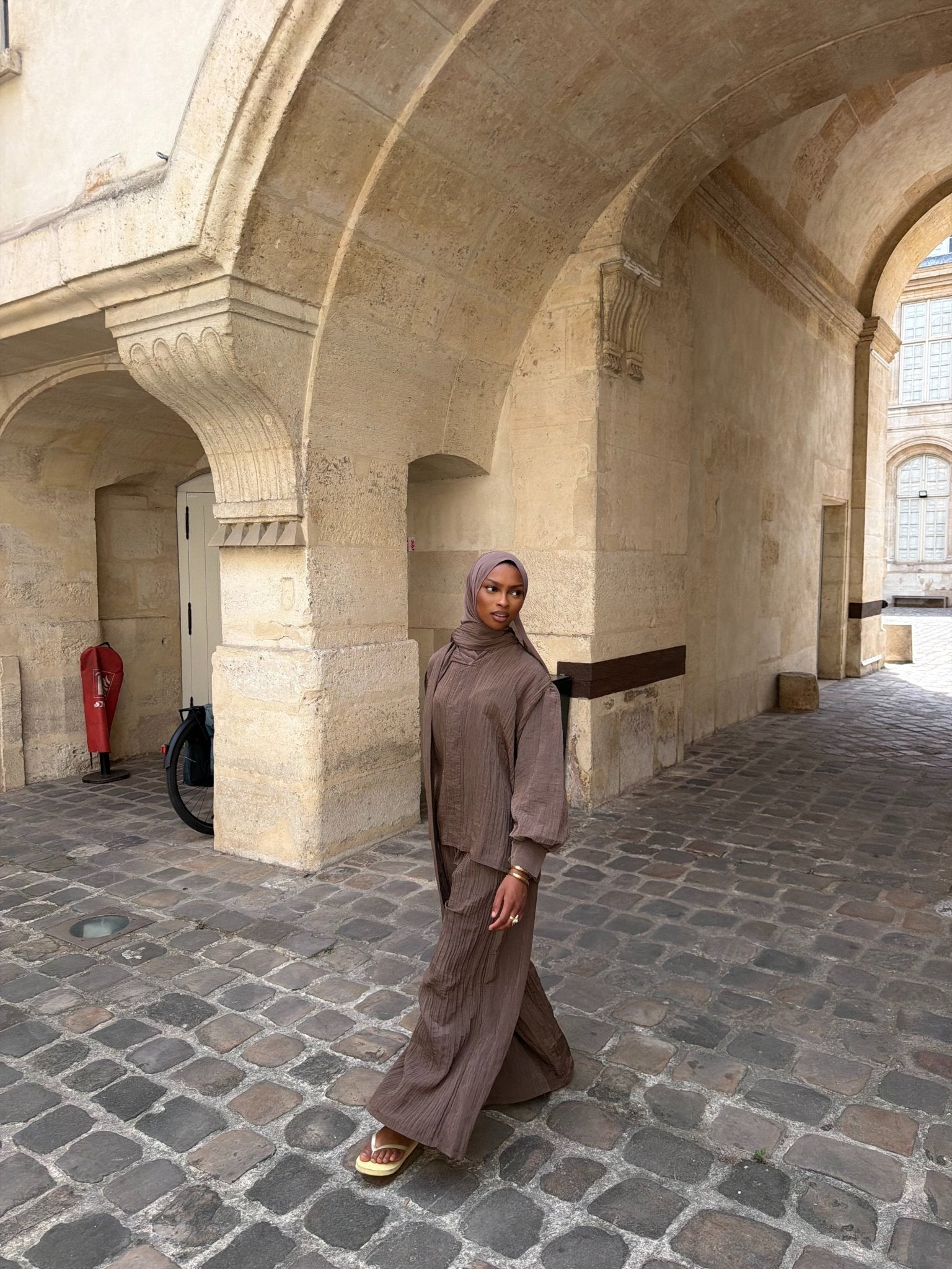 Ensemble Dalia Chocolat - TAHIRA