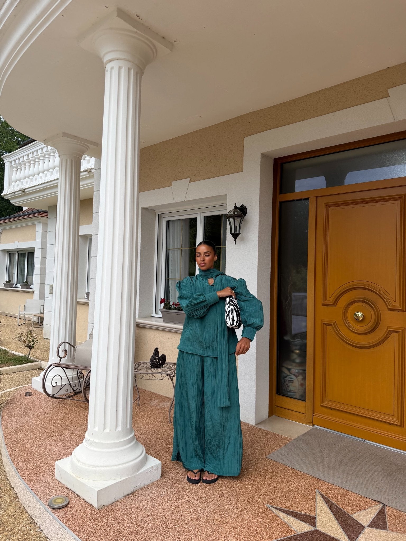 Ensemble Dalia Vert canard - TAHIRA