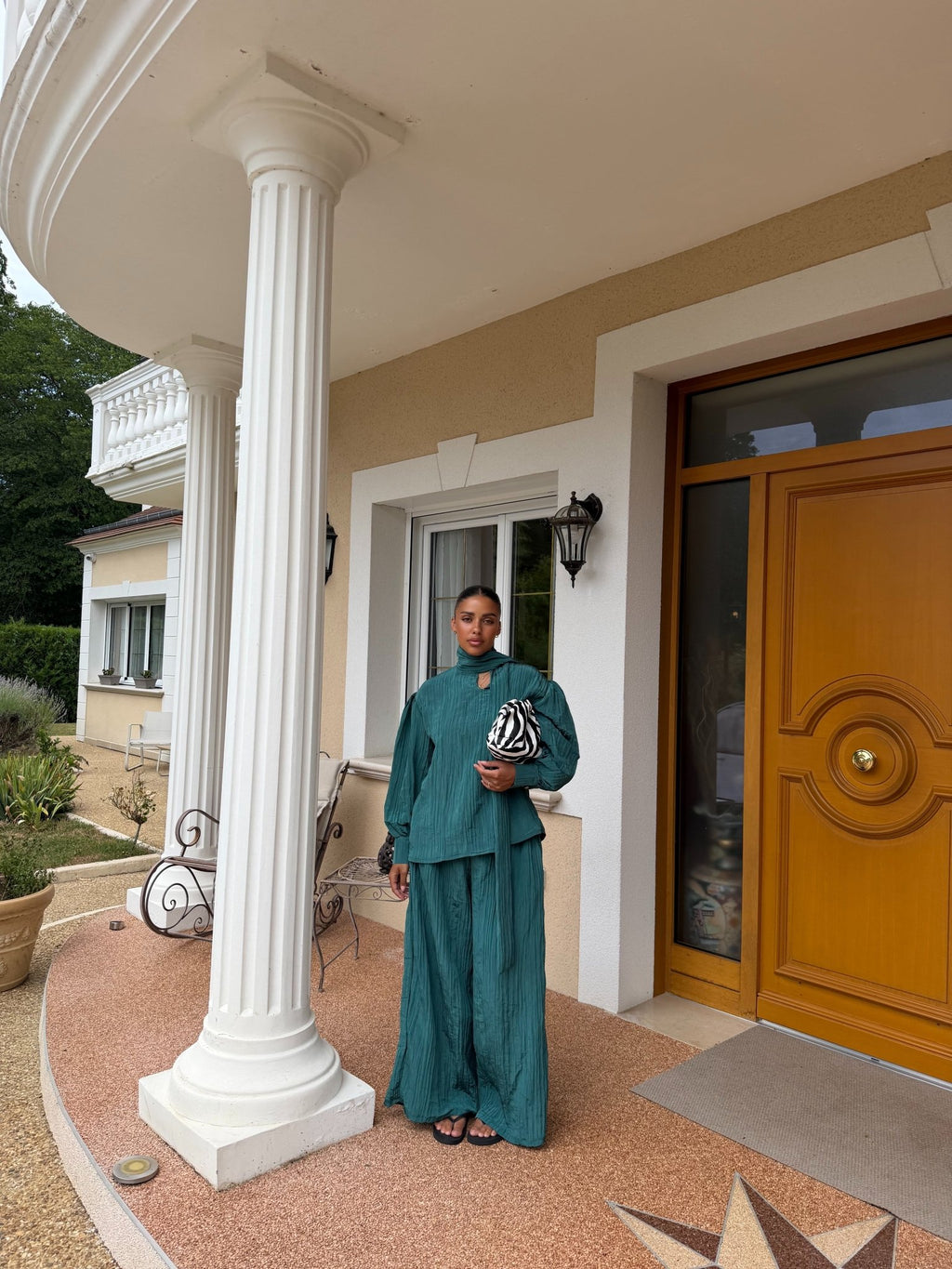 Ensemble Dalia Vert canard - TAHIRA