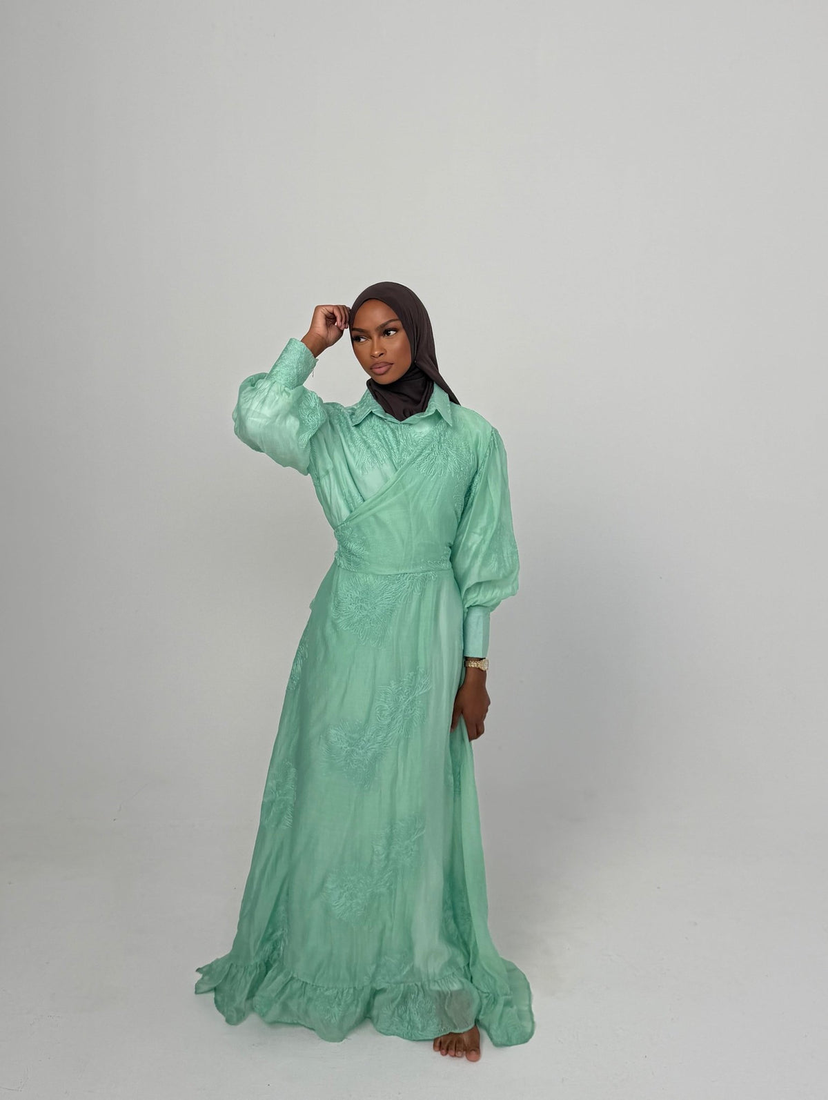 Ensemble Elsa - Vert d'eau - TAHIRA