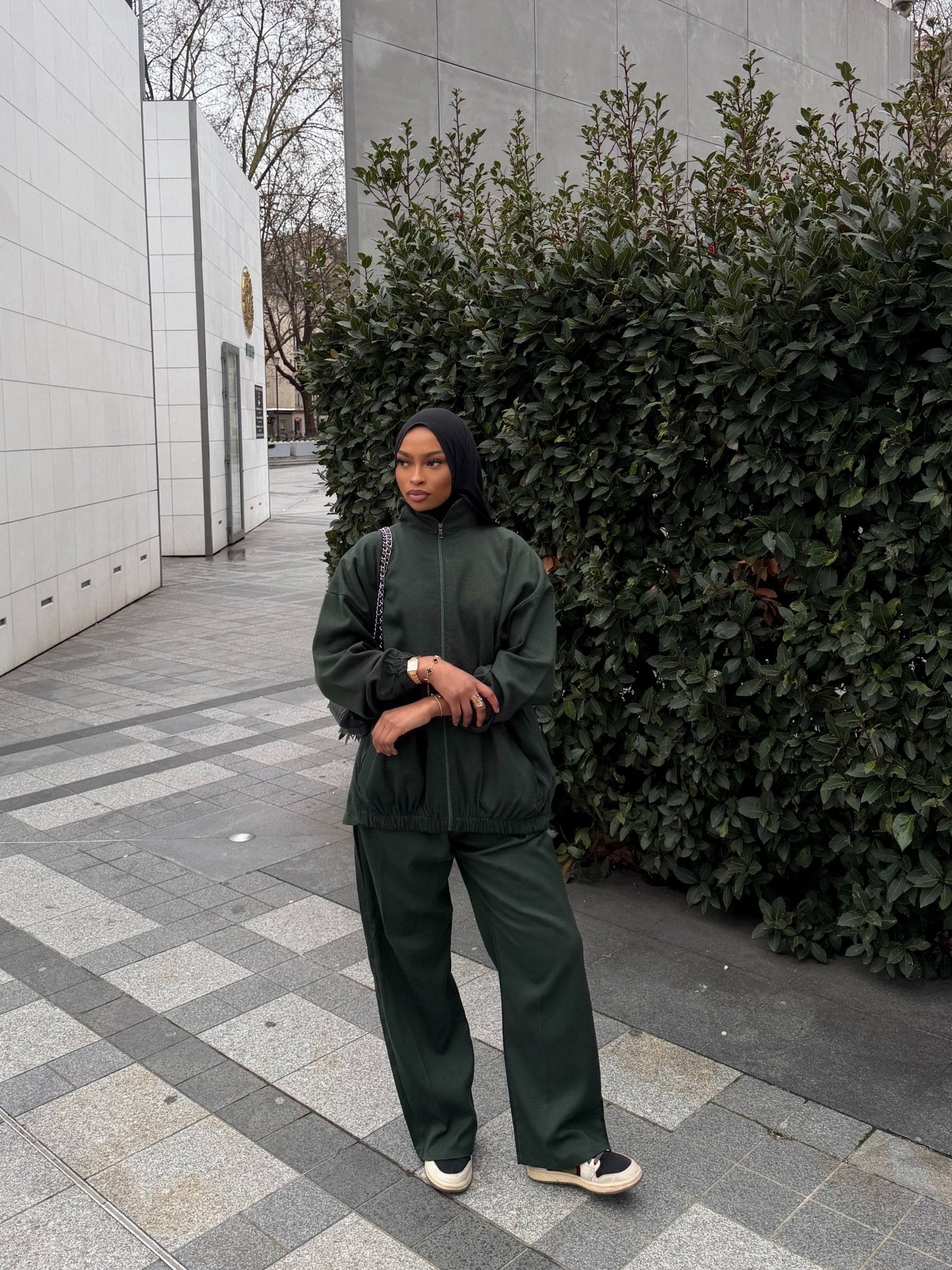 Ensemble Elvira Vert Émeraude - TAHIRA