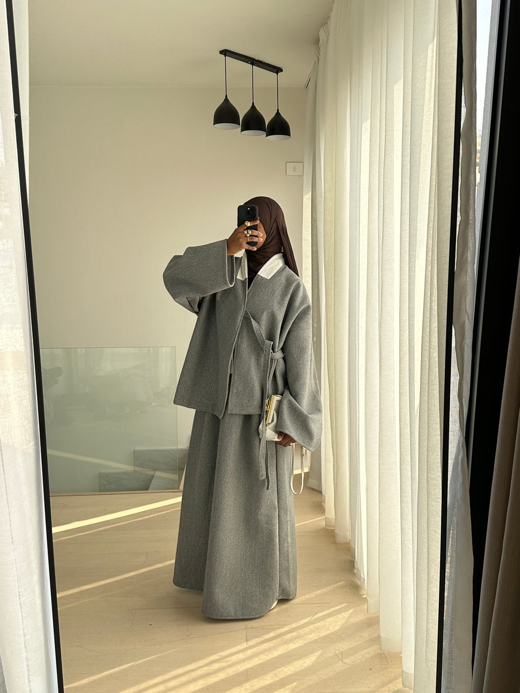Ensemble Era Winter Gris - TAHIRA