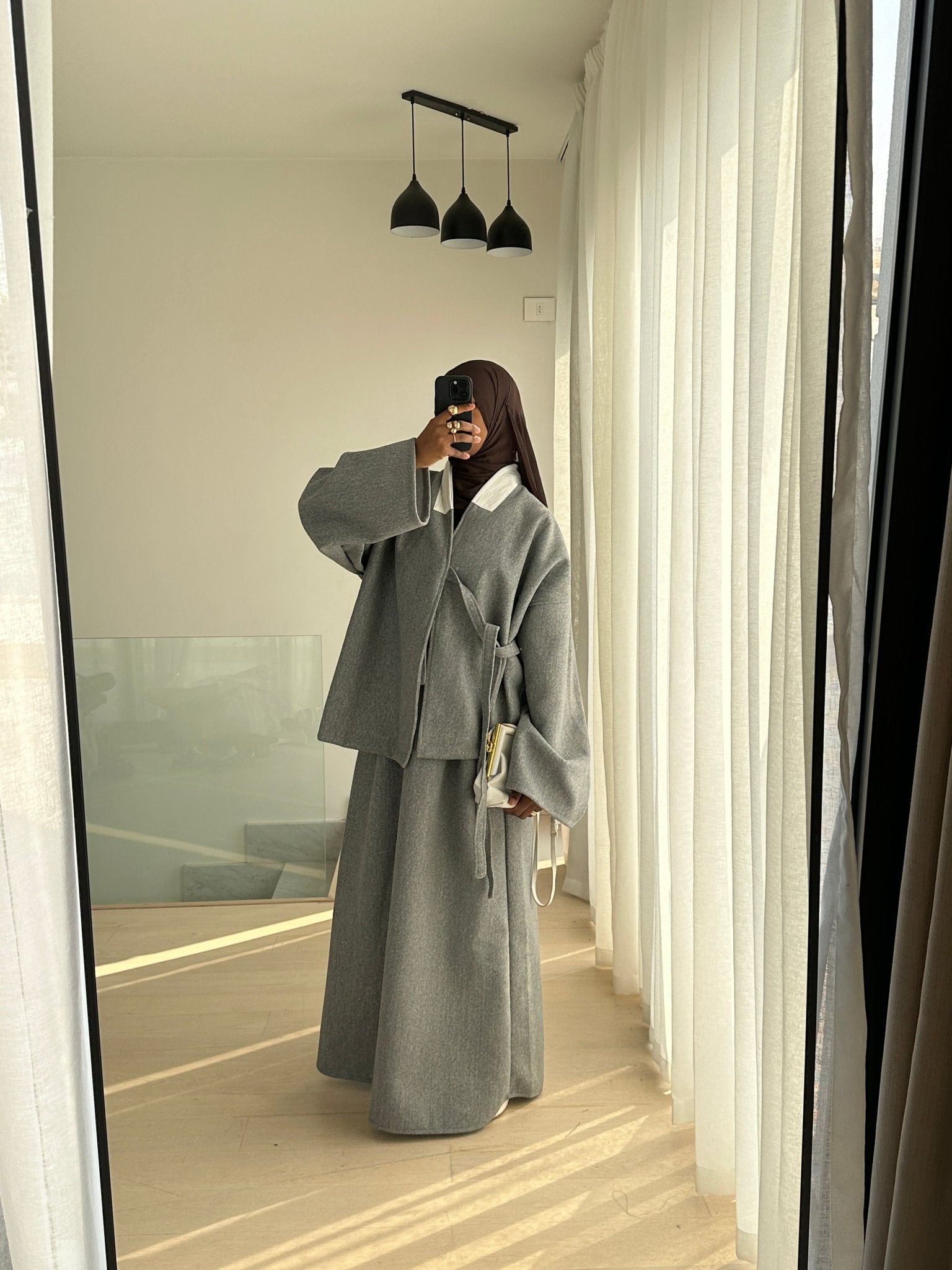 Ensemble Era Winter Gris - TAHIRA