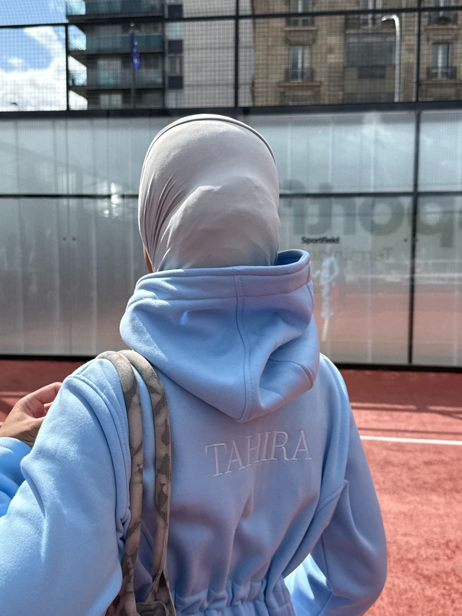 Ensemble Fit Girly Bleu Ciel - TAHIRA