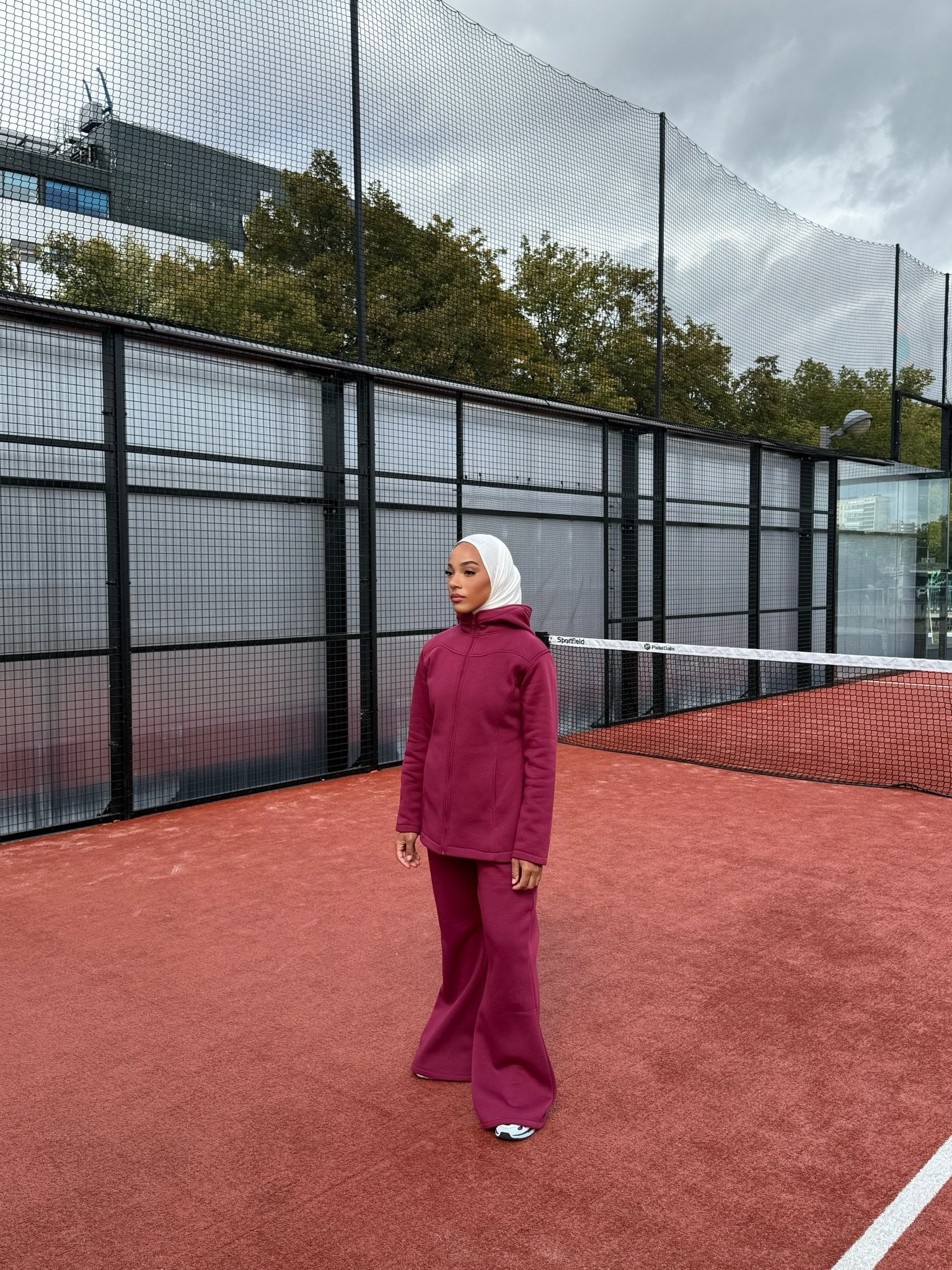 Ensemble Fit Girly Bordeau - TAHIRA