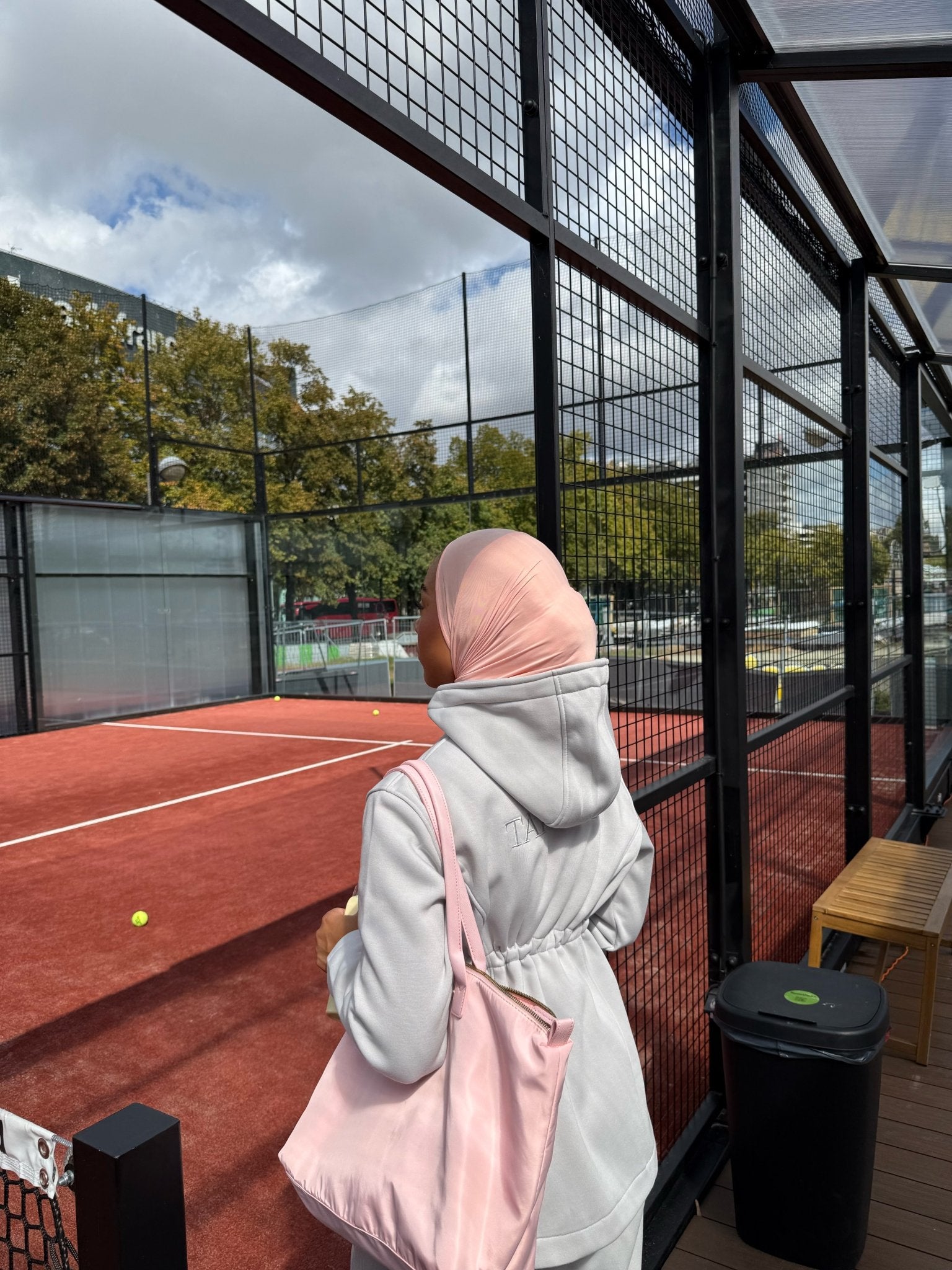 Ensemble Fit Girly Gris - TAHIRA