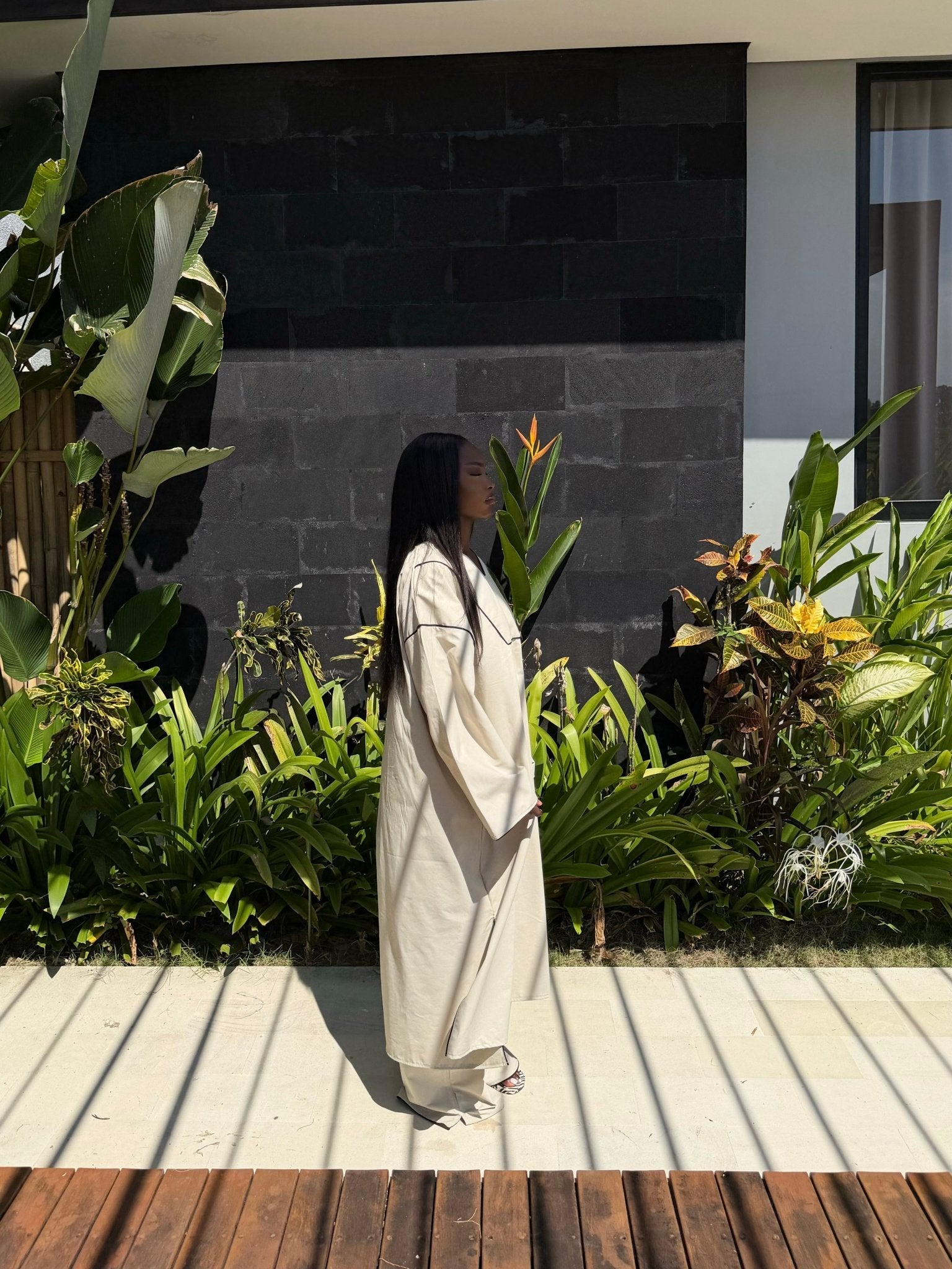 Ensemble Hana - Écru - TAHIRA