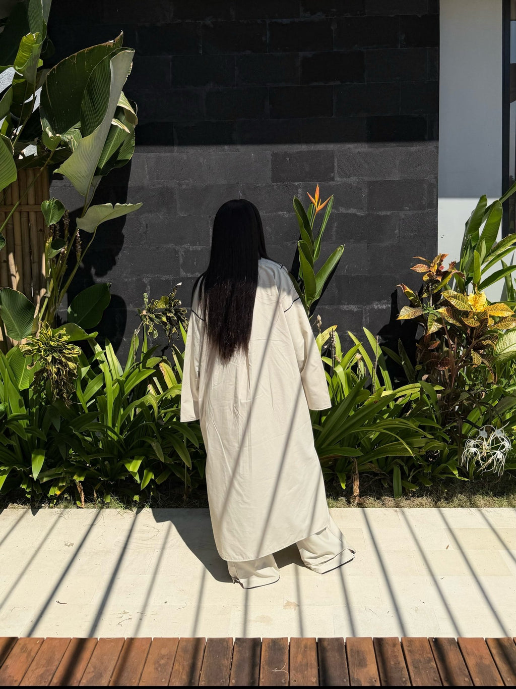 Ensemble Hana - Écru - TAHIRA