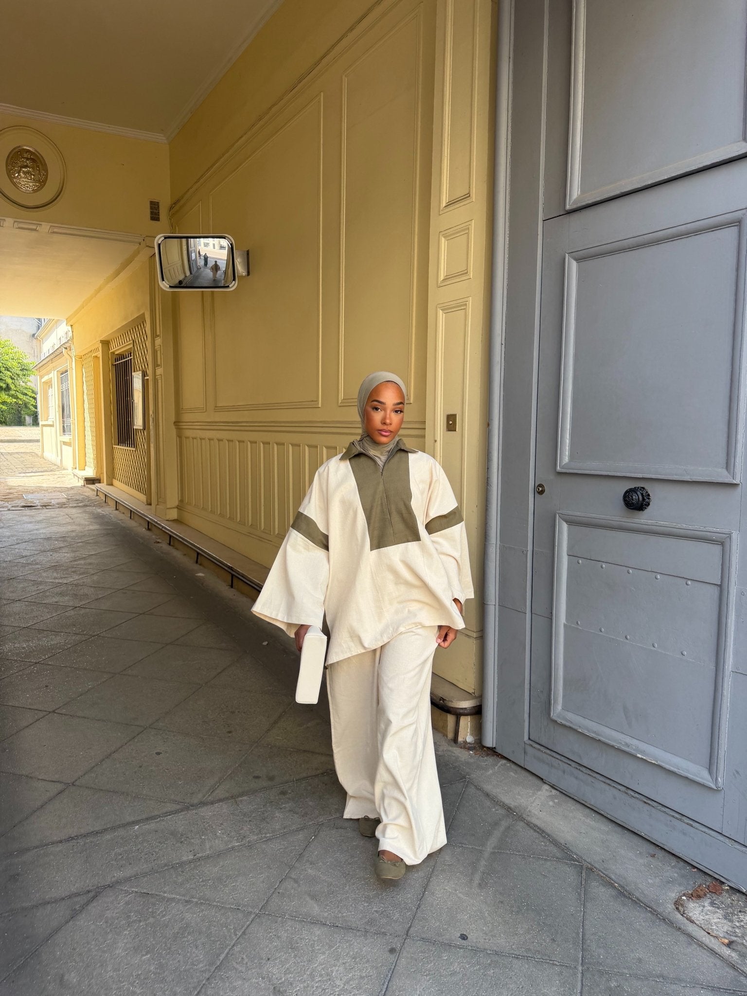 Ensemble Hayat - Beige/Kaki - TAHIRA