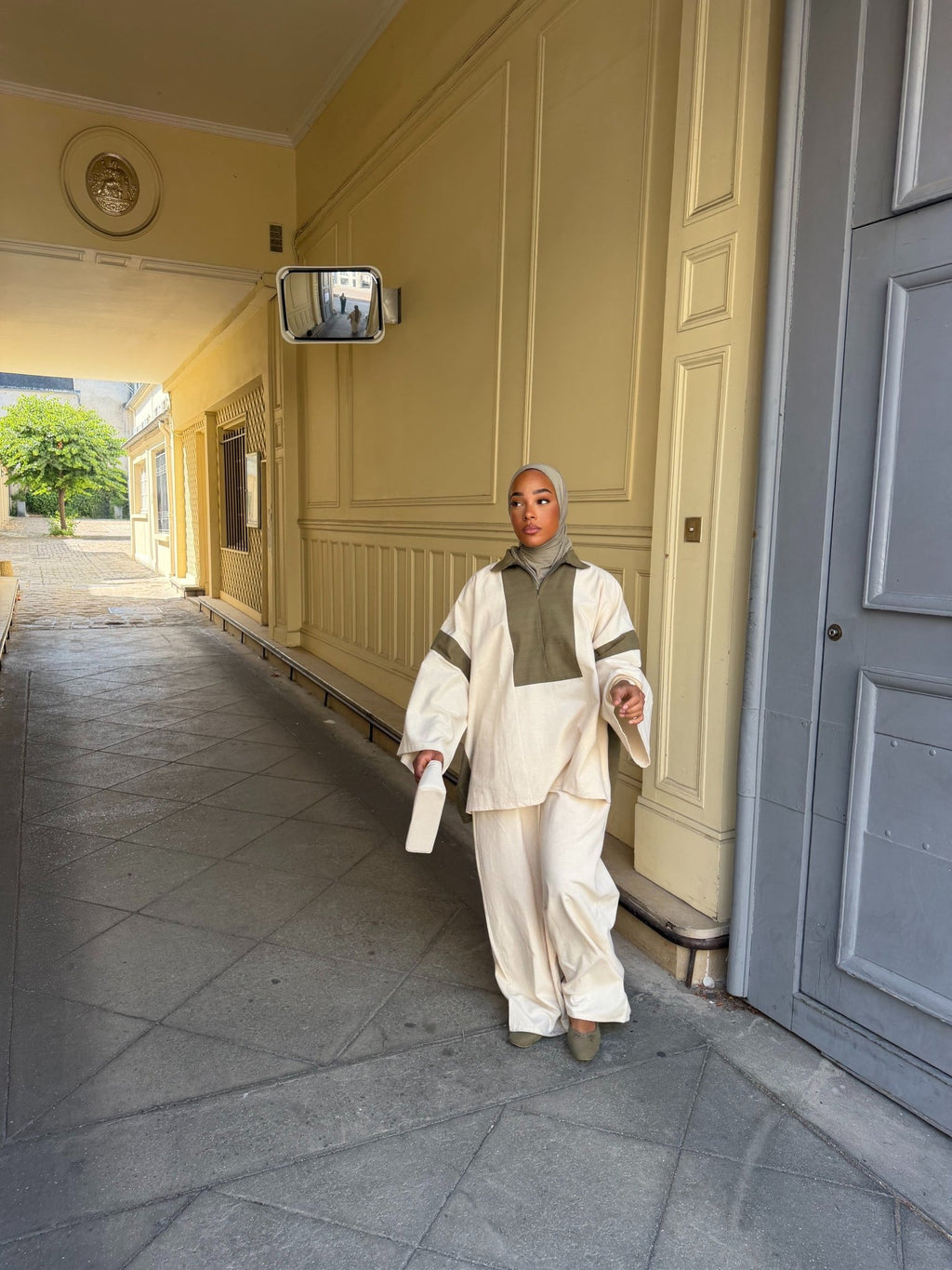 Ensemble Hayat - Beige/Kaki - TAHIRA