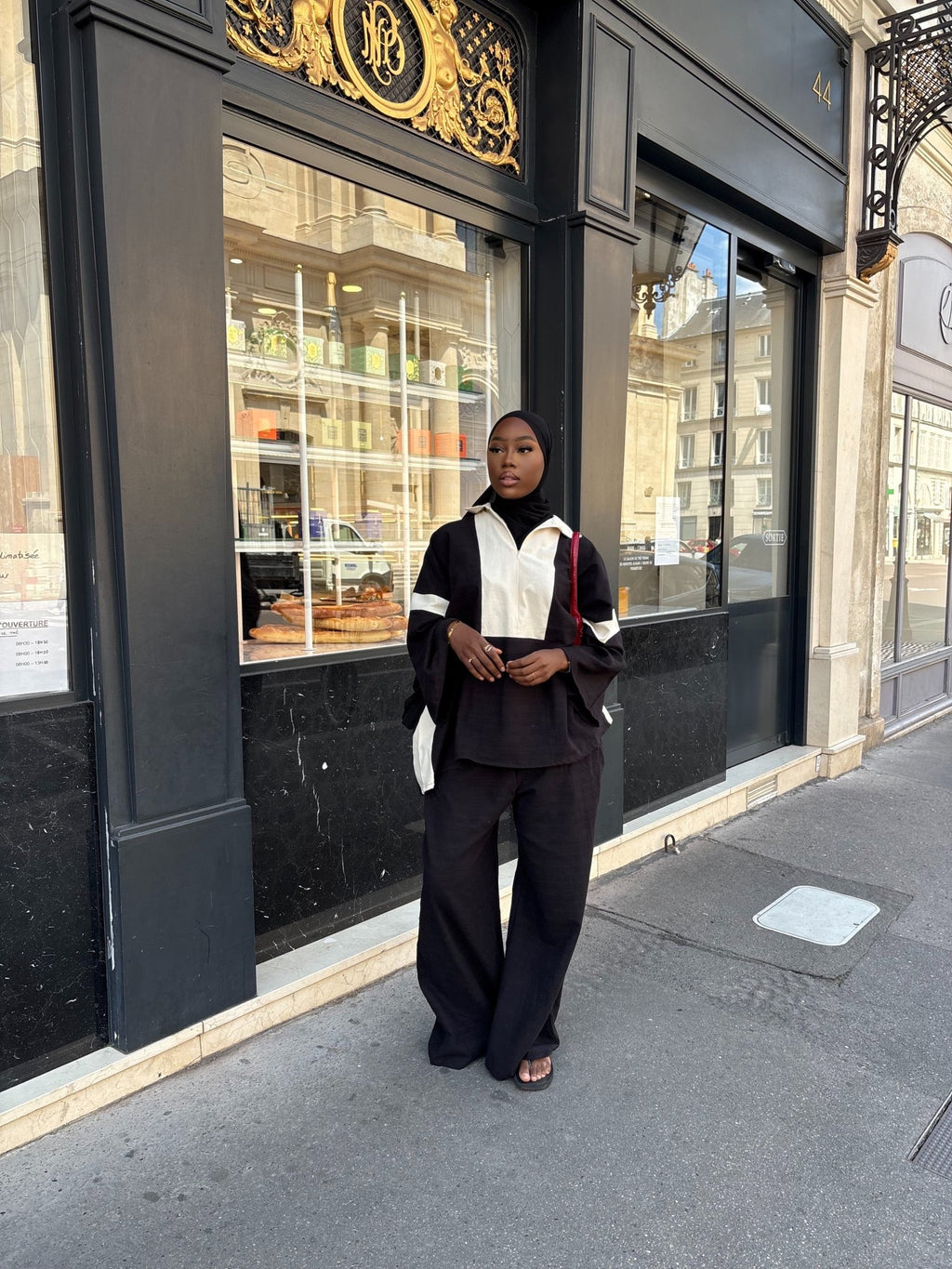 Ensemble Hayat - Noir/Beige - TAHIRA