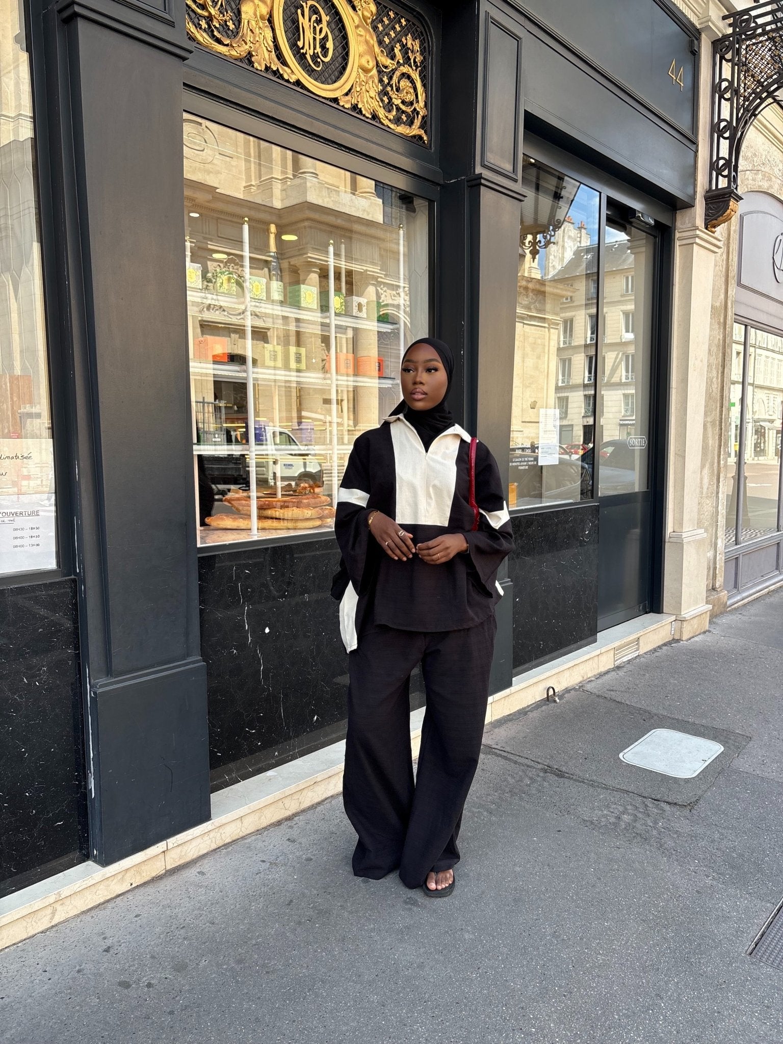 Ensemble Hayat - Noir/Beige - TAHIRA