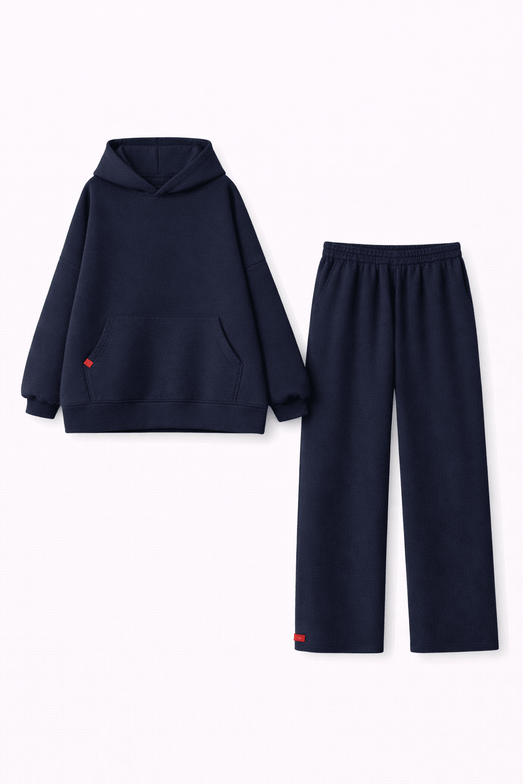 Ensemble Hoodie Heavy Bleu Nuit ( Jupe ou Pantalon ) - TAHIRA