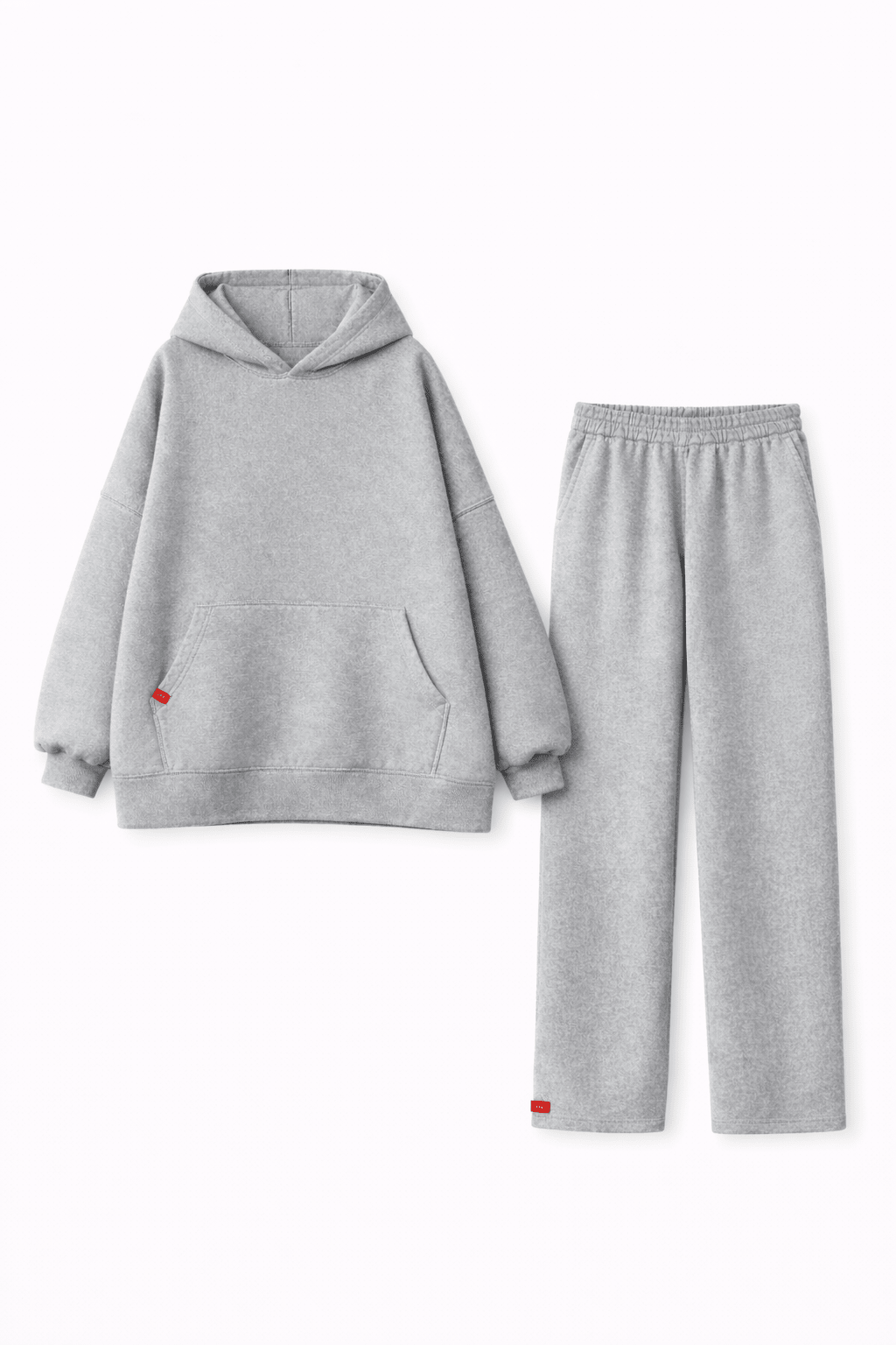 Ensemble Hoodie Heavy Gris ( Jupe ou Pantalon ) - TAHIRA