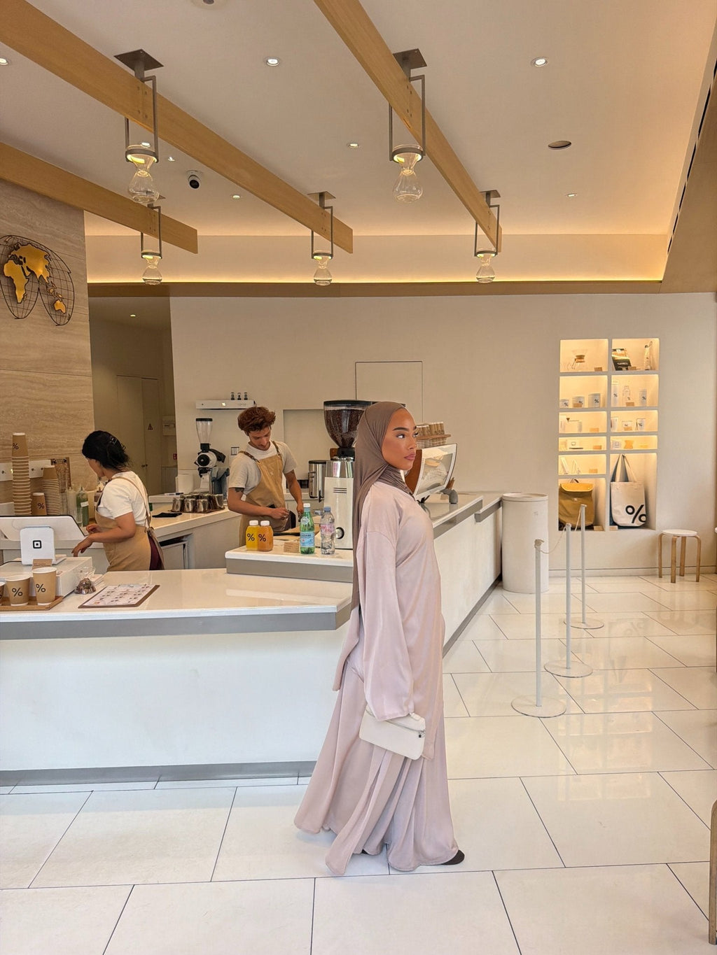 Ensemble Iman - Beige rosé - TAHIRA