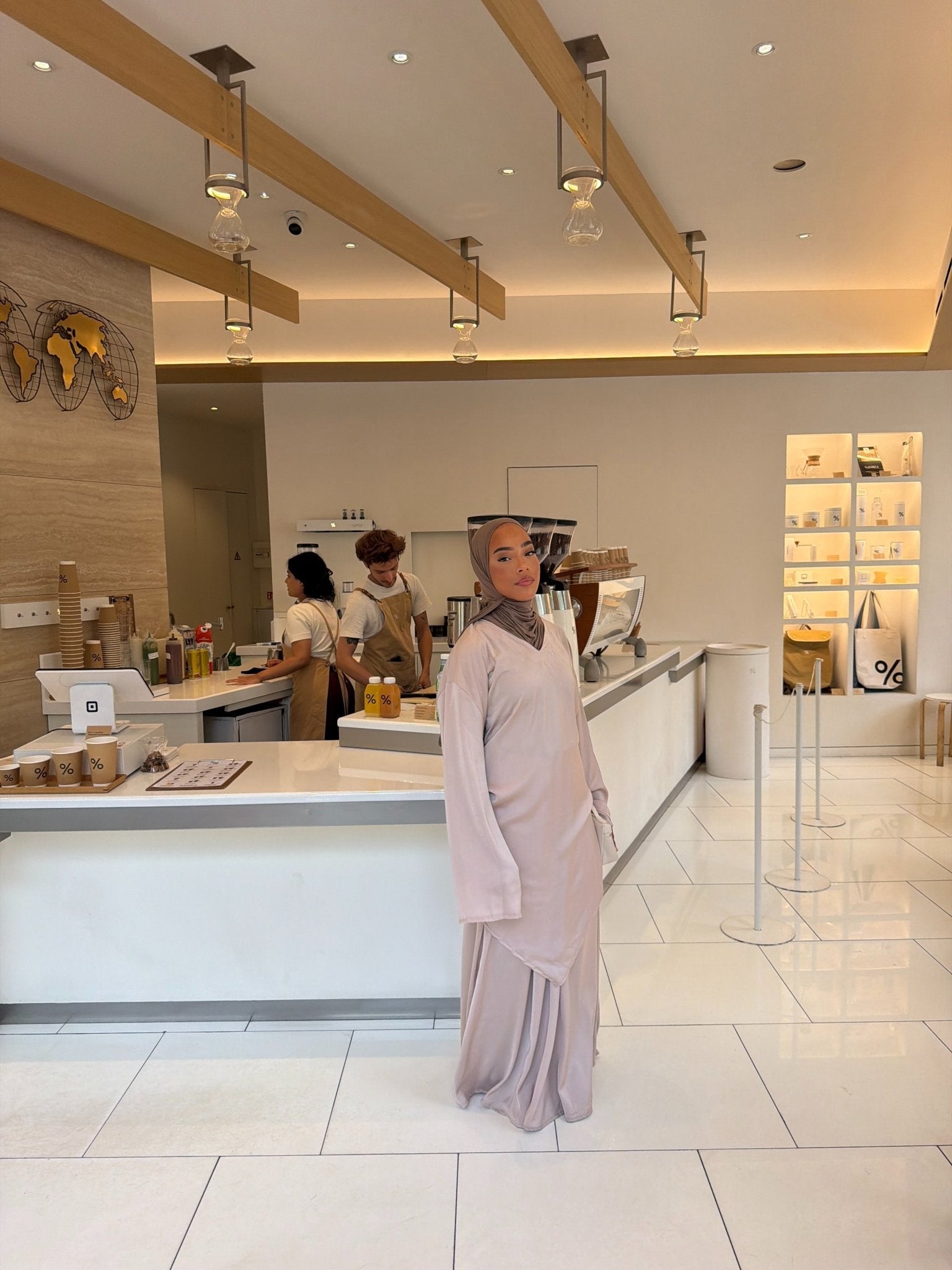 Ensemble Iman - Beige rosé - TAHIRA