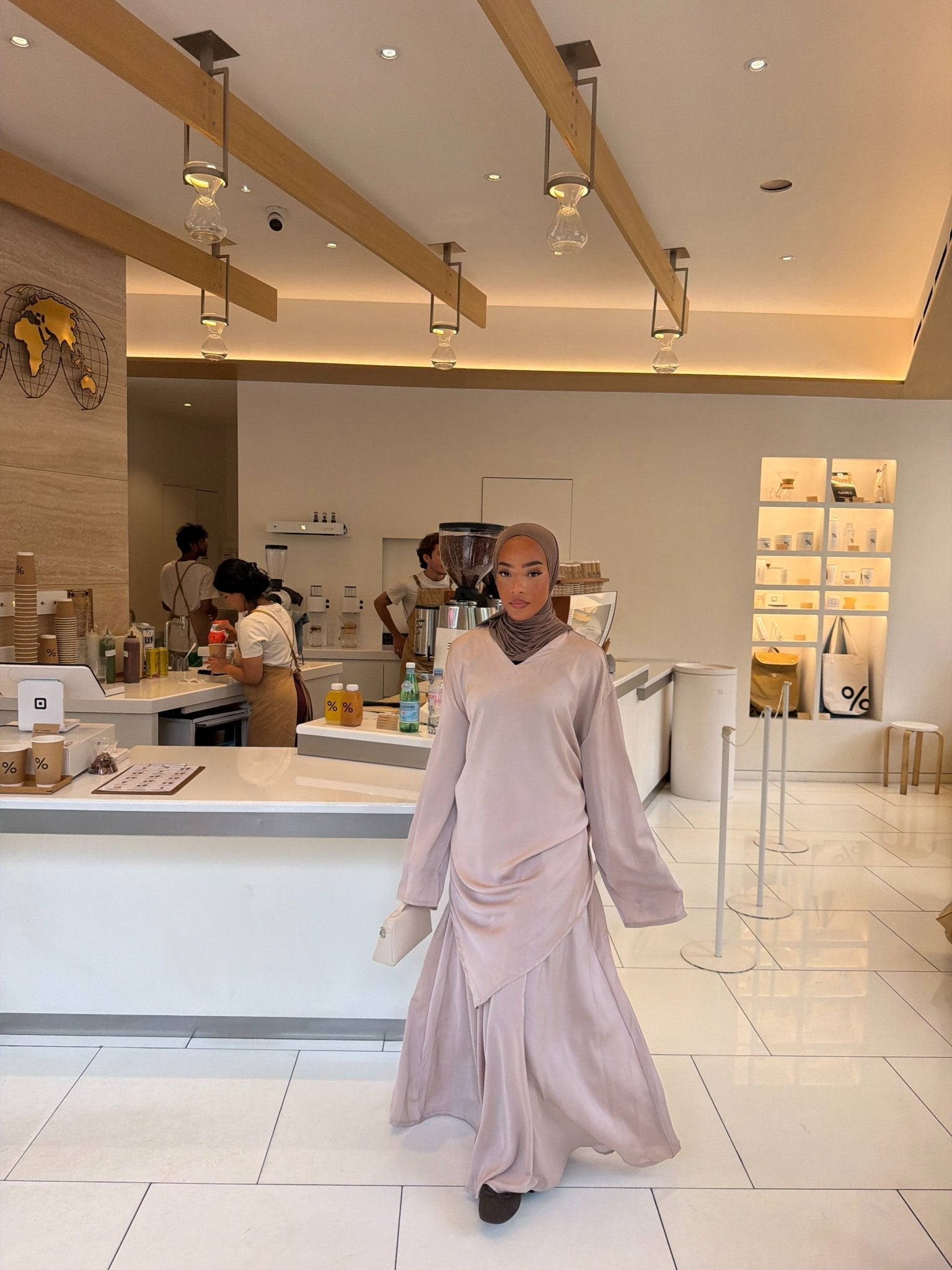 Ensemble Iman - Beige rosé - TAHIRA