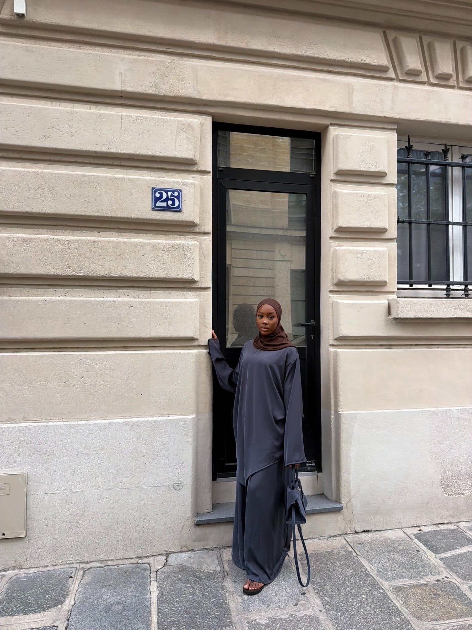 Ensemble Iman - Gris anthracite - TAHIRA
