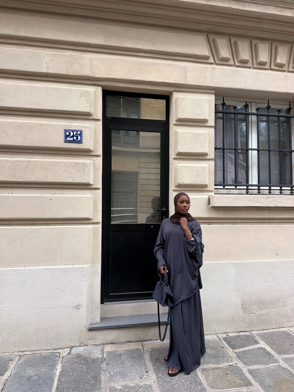 Ensemble Iman - Gris anthracite - TAHIRA
