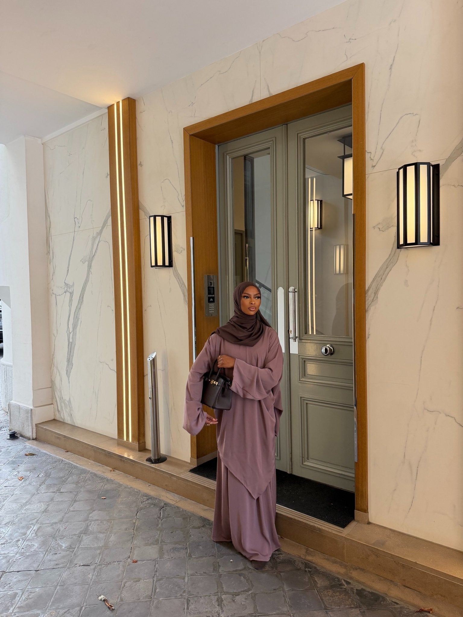 Ensemble Iman - Taupe rosé - TAHIRA