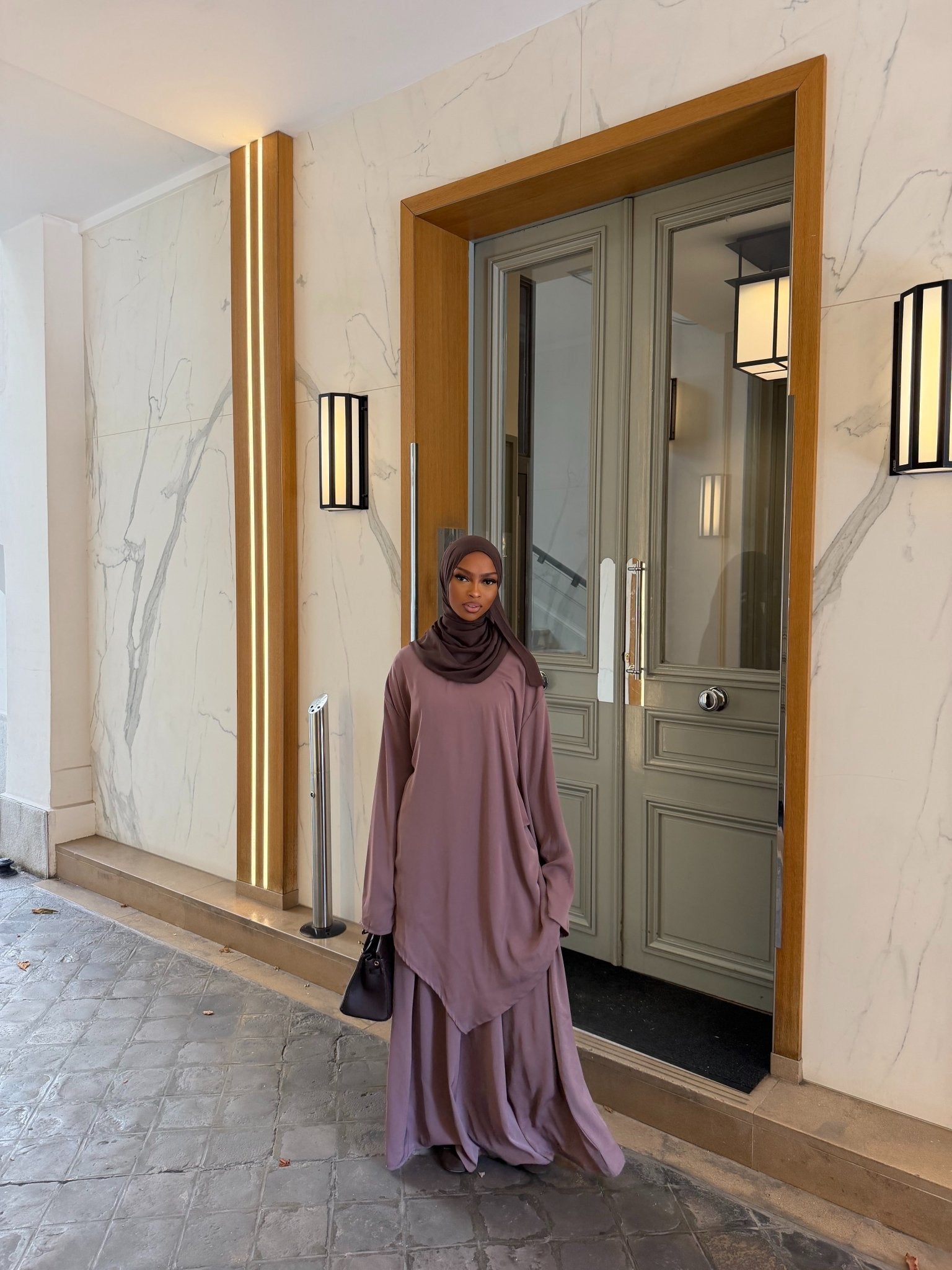 Ensemble Iman - Taupe rosé - TAHIRA
