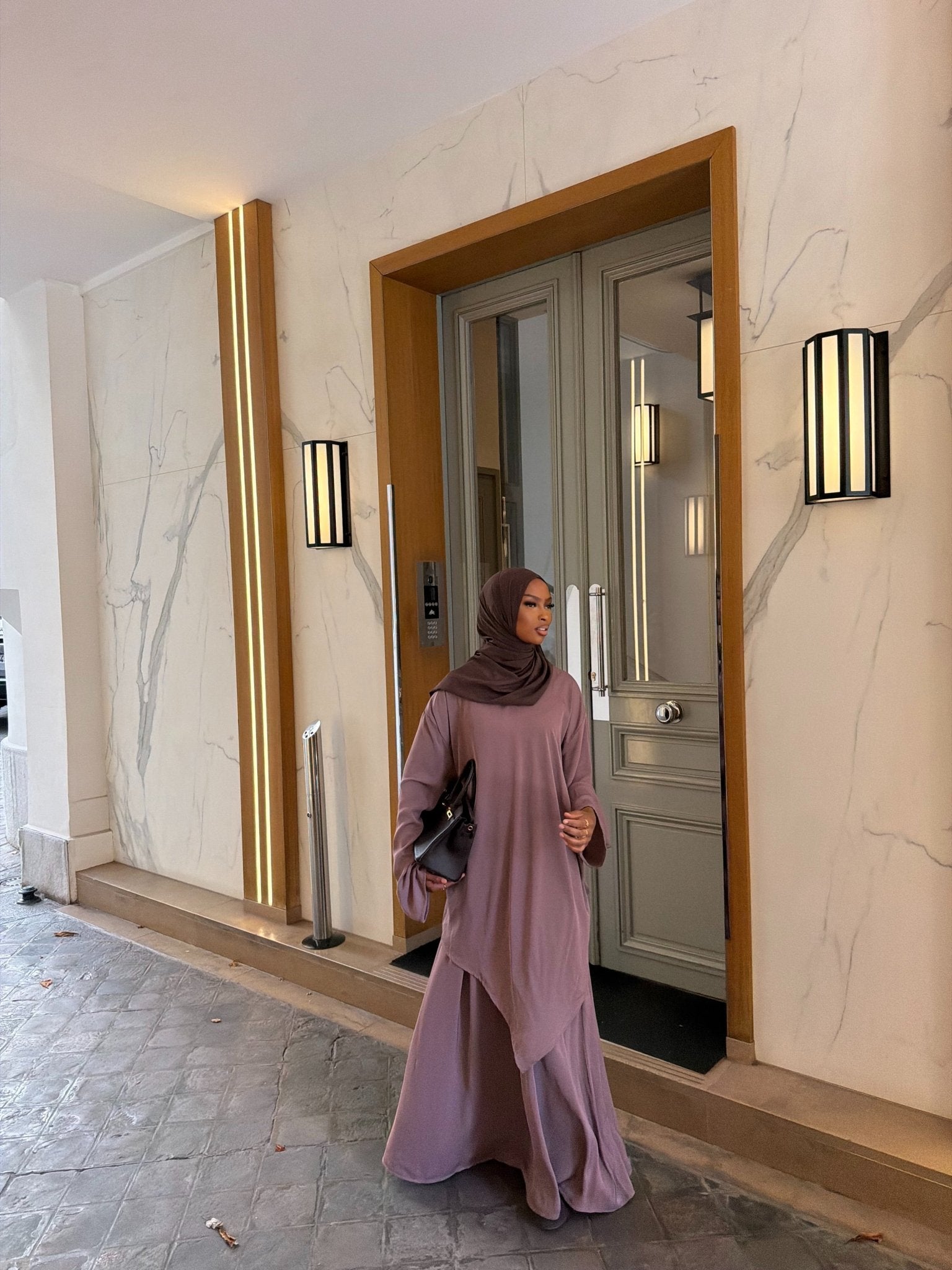 Ensemble Iman - Taupe rosé - TAHIRA
