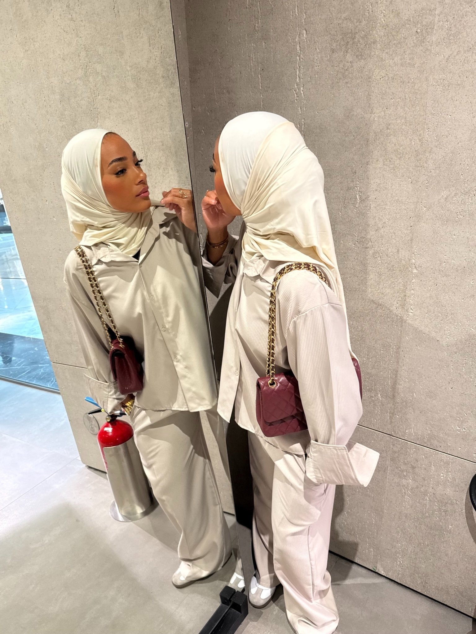 Ensemble Jade Beige ( Pantalon ) - TAHIRA
