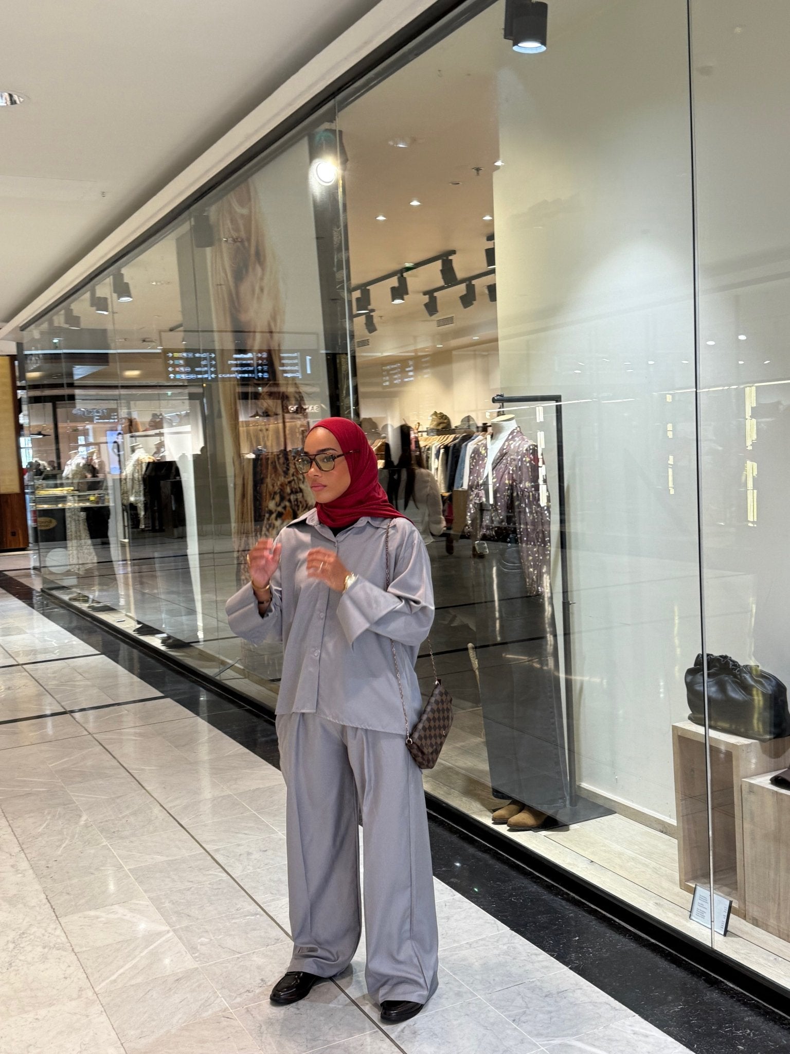 Ensemble Jade Gris ( Pantalon ) - TAHIRA