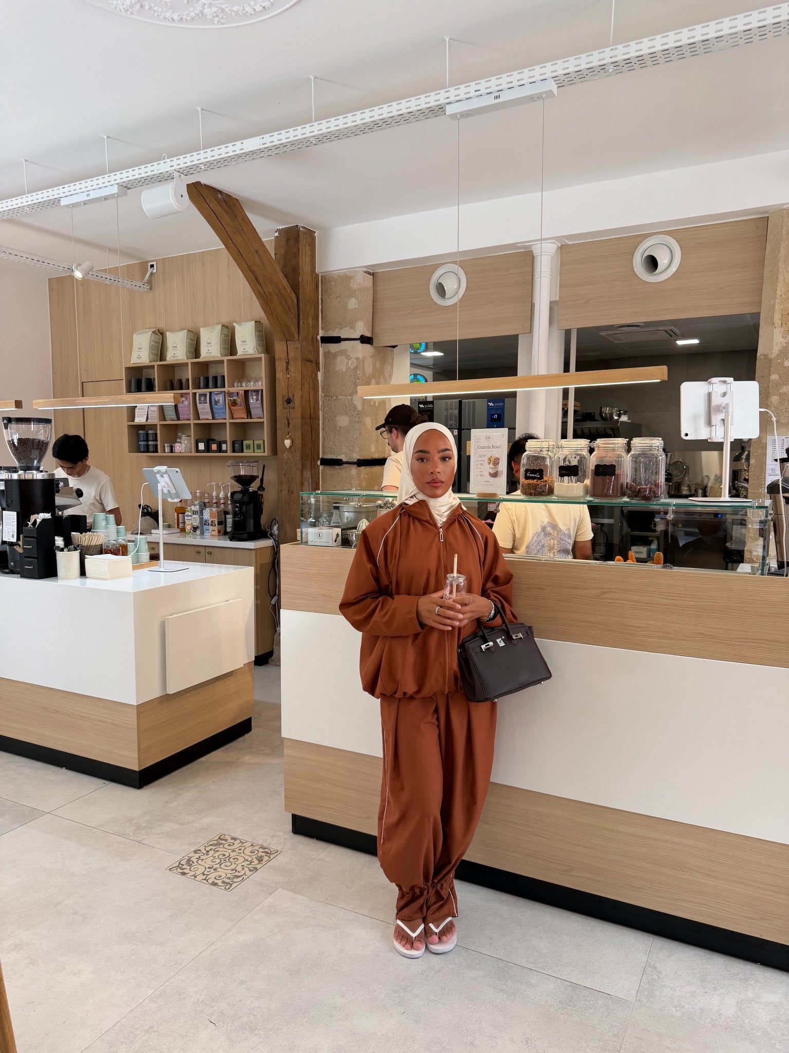 Ensemble jogging Imen - Cuivre - TAHIRA