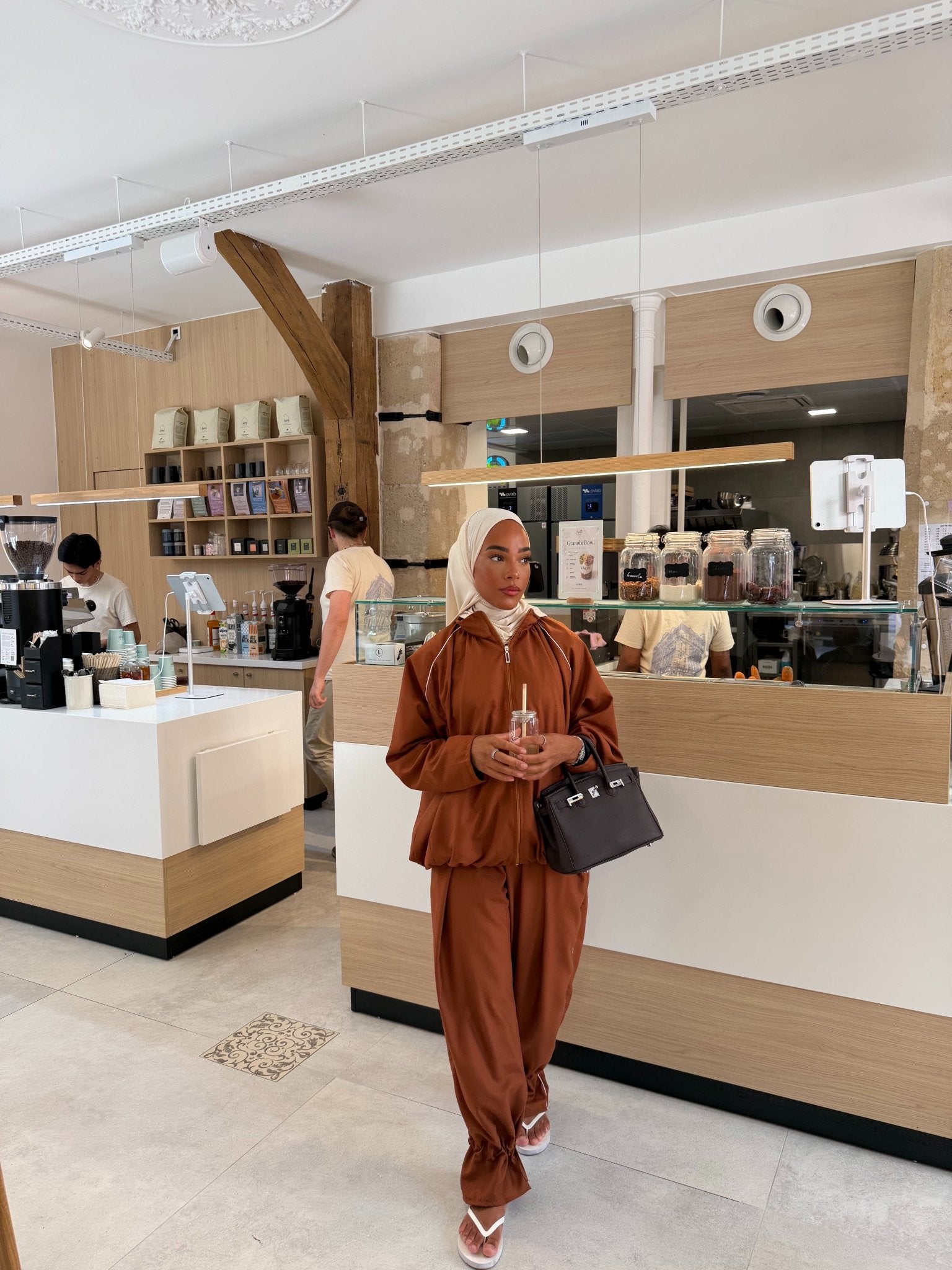Ensemble jogging Imen - Cuivre - TAHIRA