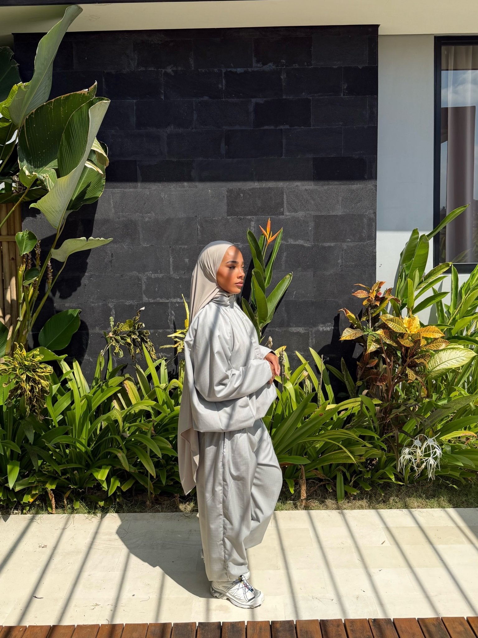 Ensemble Jogging Imen Gris - TAHIRA